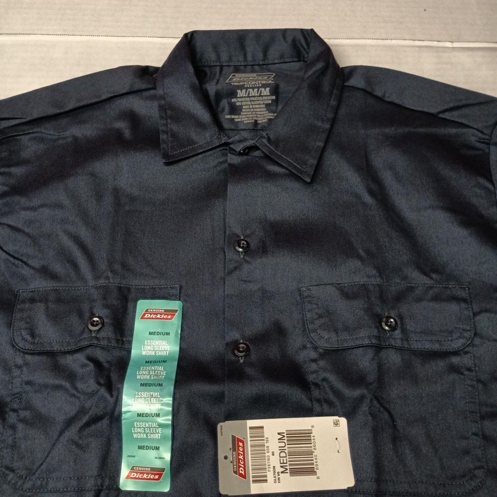 Dickies Dickies Essential Work Shirt Men's Size M Blue Temp Control Size US M / EU 48-50 / 2 - 3 Thumbnail