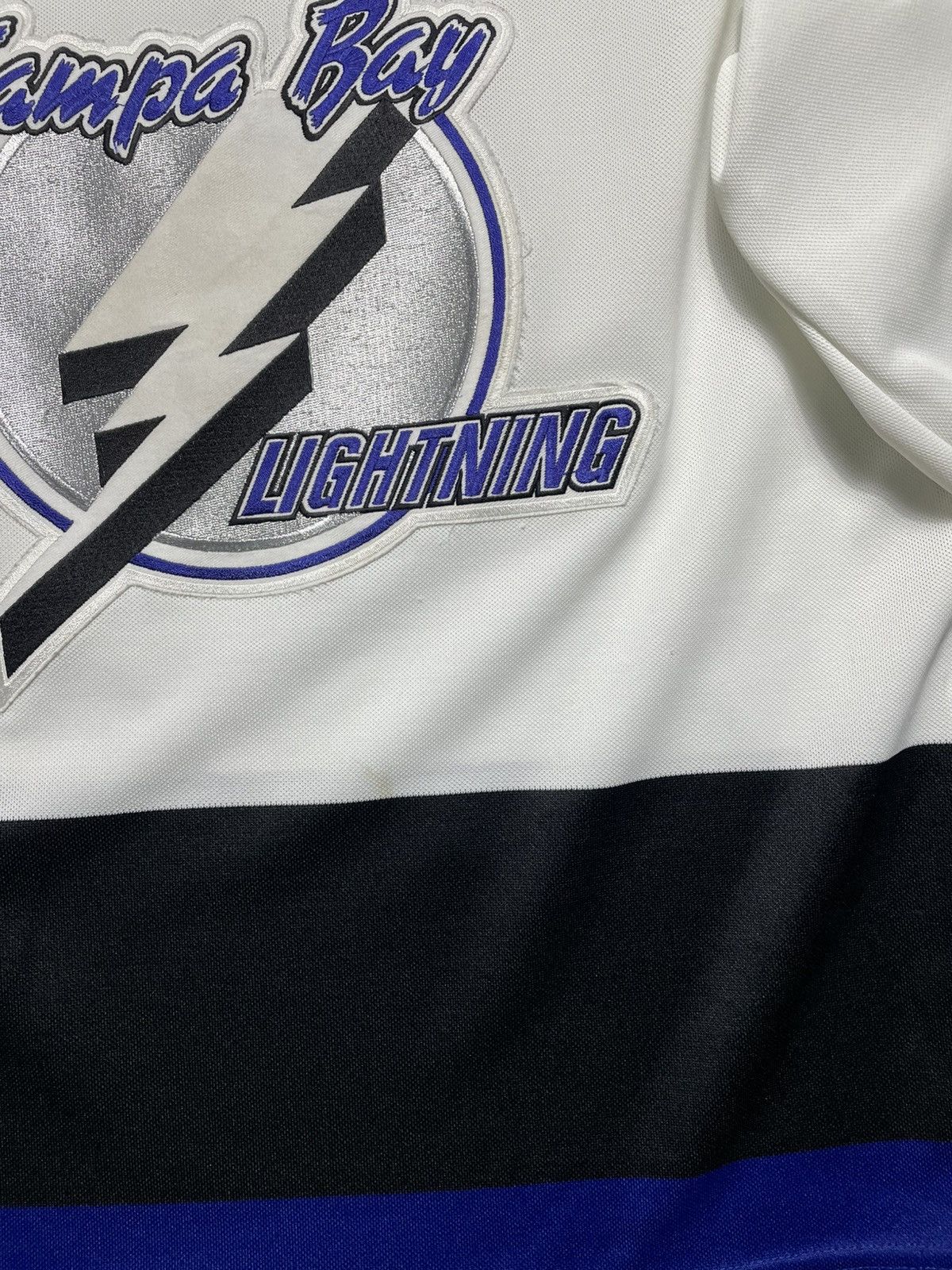 NHL Vintage 90s Tampa Bay Lightning Hockey Jersey Small S Blank Size US S / EU 44-46 / 1 - 7 Thumbnail