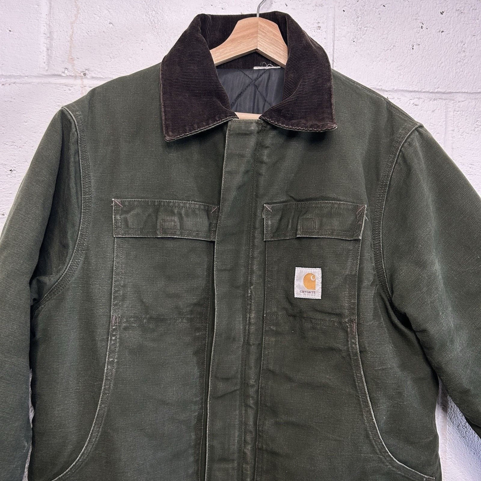 Carhartt Vintage Carhartt Quilted Artic Duck Jacket “Green” CQ184 Size US L / EU 52-54 / 3 - 3 Thumbnail