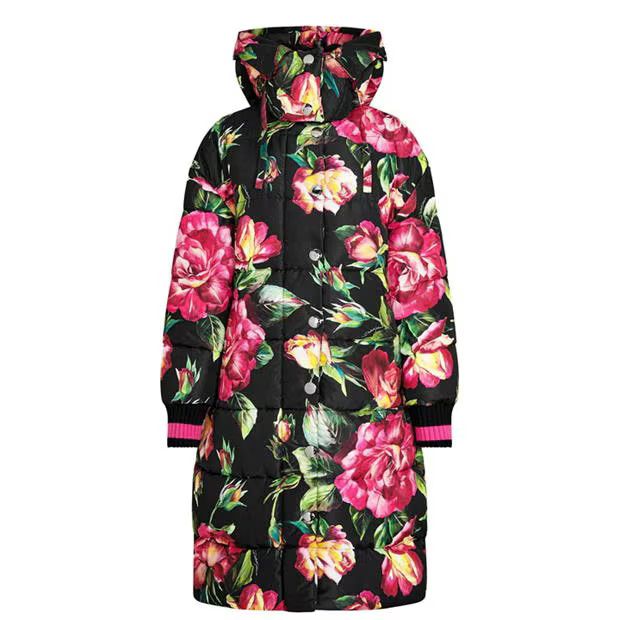 o1g2r1mq1024 Padded Coat in Multicolor