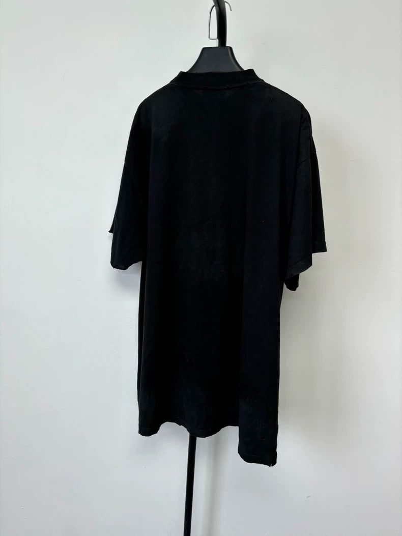 Balenciaga Balenciaga size 2 Mud dyed old damaged short sleeve Size US M / EU 48-50 / 2 - 2 Thumbnail
