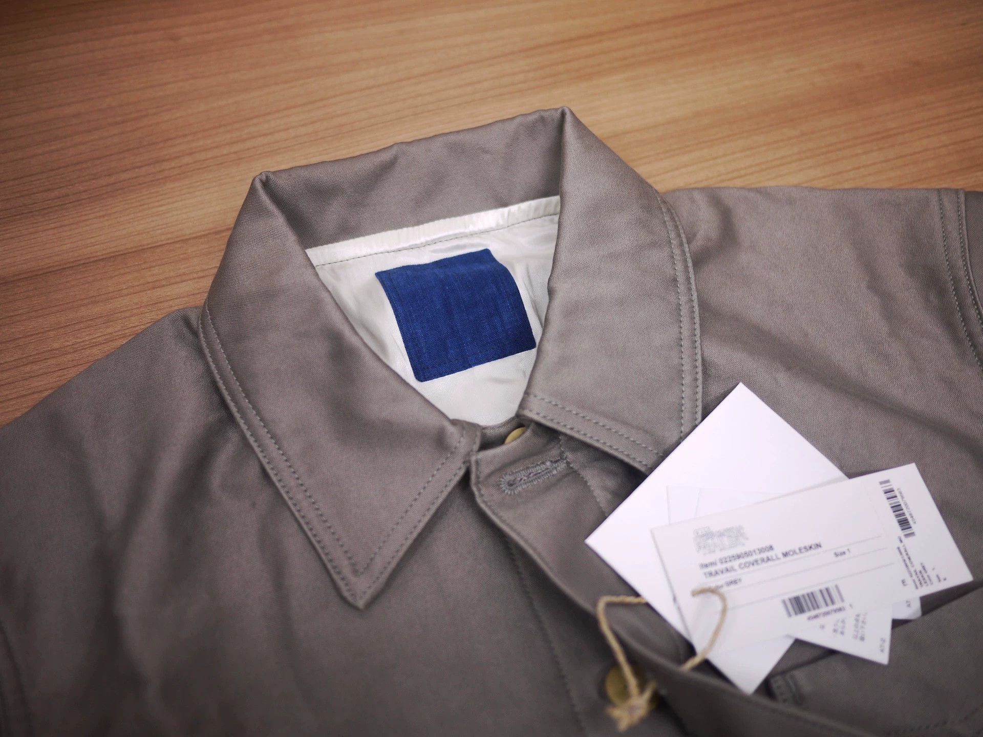 Visvim VISVIM TRAVAIL Moleskin Coverall Grey 1 New Size US S / EU 44-46 / 1 - 4 Thumbnail