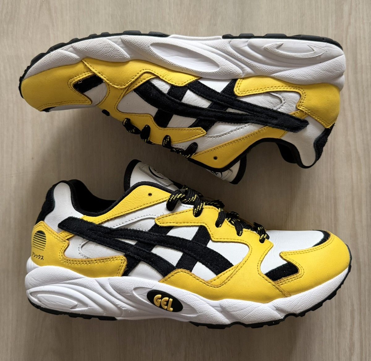 Asics ASICS Gel Diablo White Tai-Chi Yellow Men’s Sz 8 Size US 8 / EU 41 - 1 Thumbnail