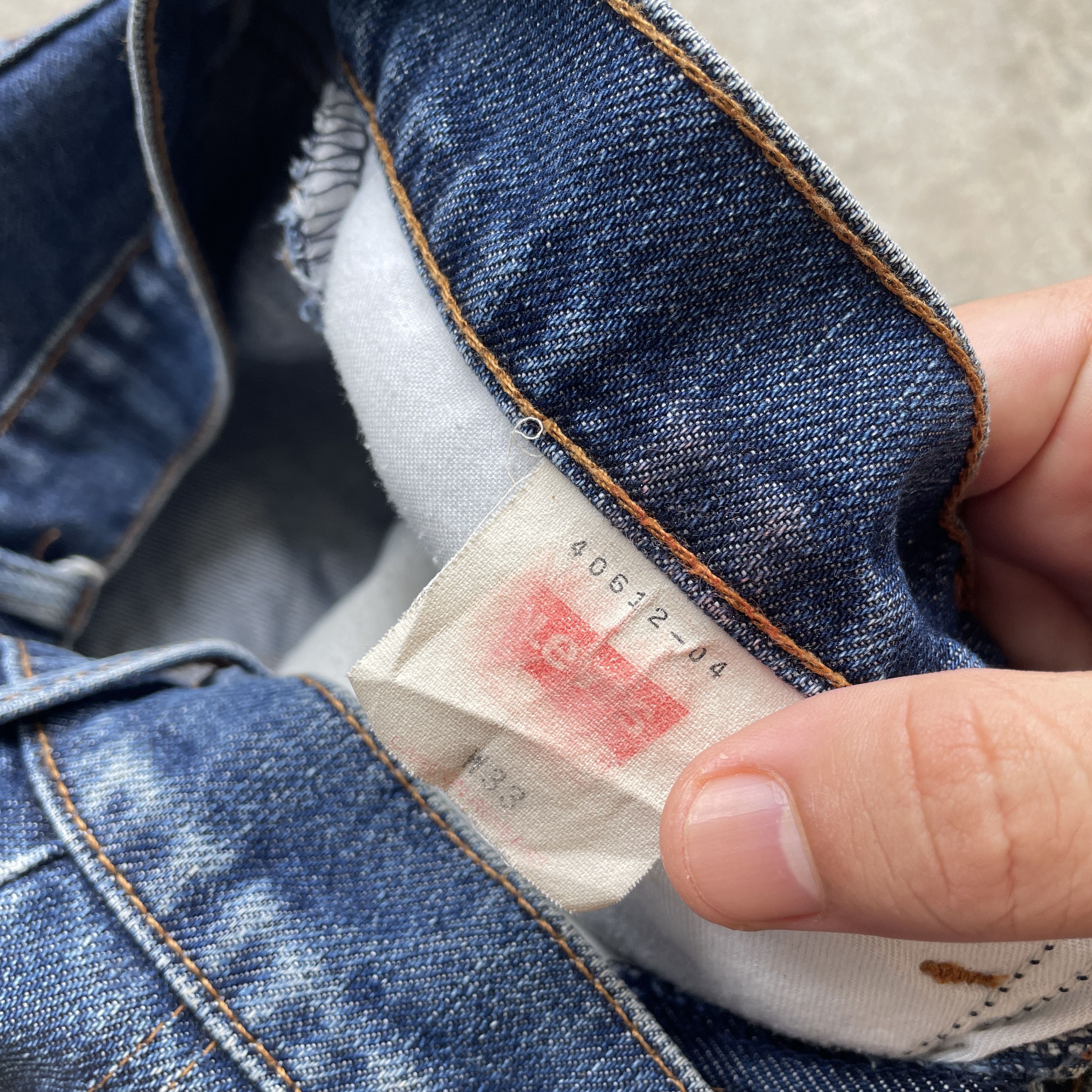 Levi's × Levi's Vintage Clothing Vintage Levi’s 612 Distressed Jeans Faded Orange Tag Pants Size US 32 / EU 48 - 8 Thumbnail