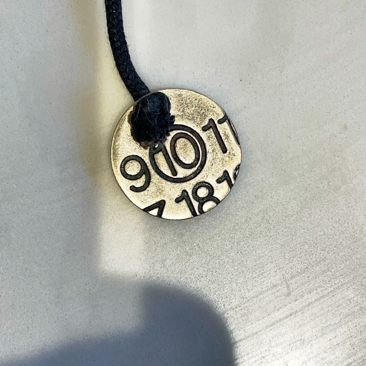 Maison Margiela Maison Margiela Artisanal Leather Dog Tag SS2004Rare Archive Size ONE SIZE - 2 Thumbnail