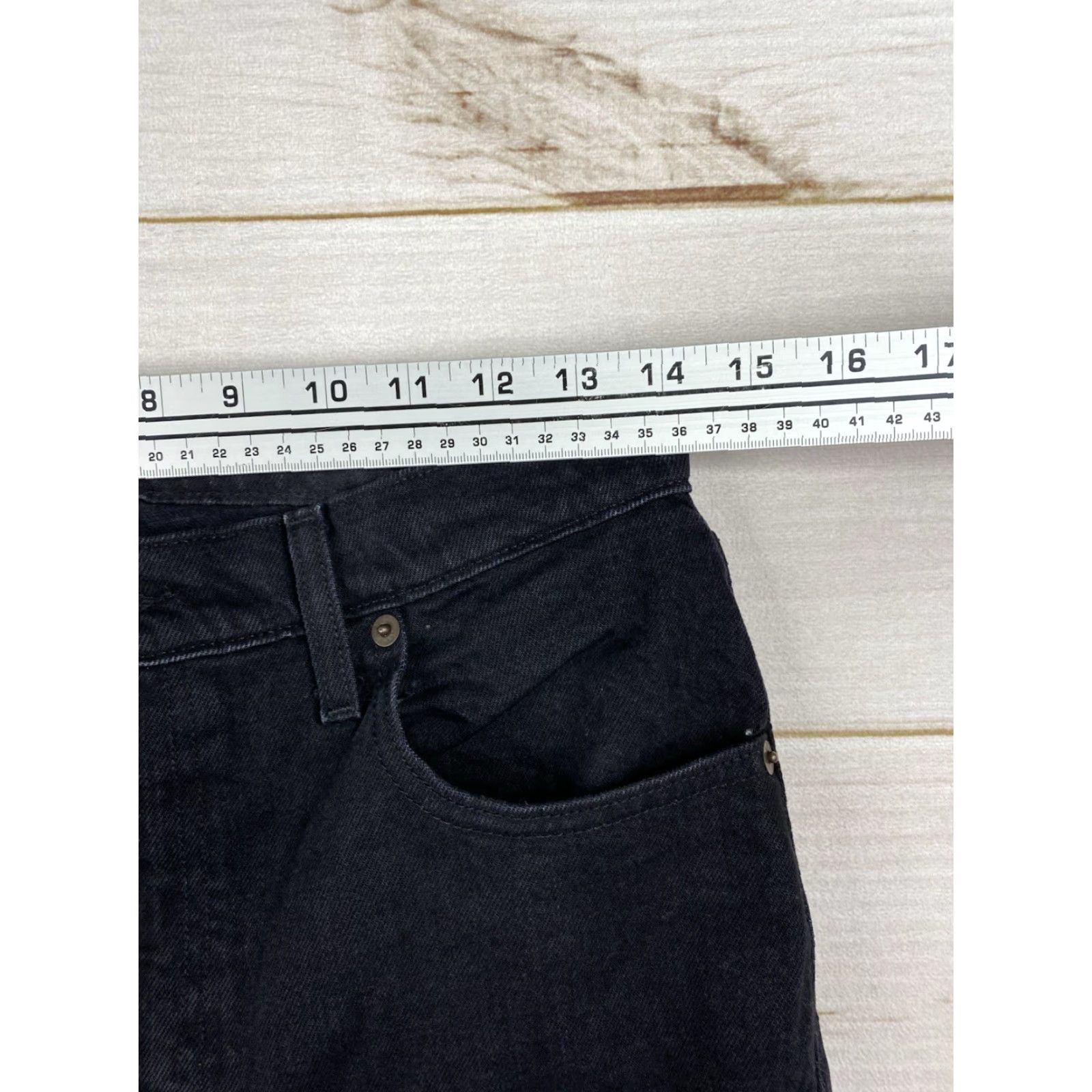 Abercrombie & Fitch Abercrombie & Fitch Jeans Womens Sz 28 6 Black The 90s Straight Ultra High Rise Shirt Womens Jeans 90s Black Abercrombie & Fitch Mens? Size 28" / US 6 / IT 42 - 4 Thumbnail