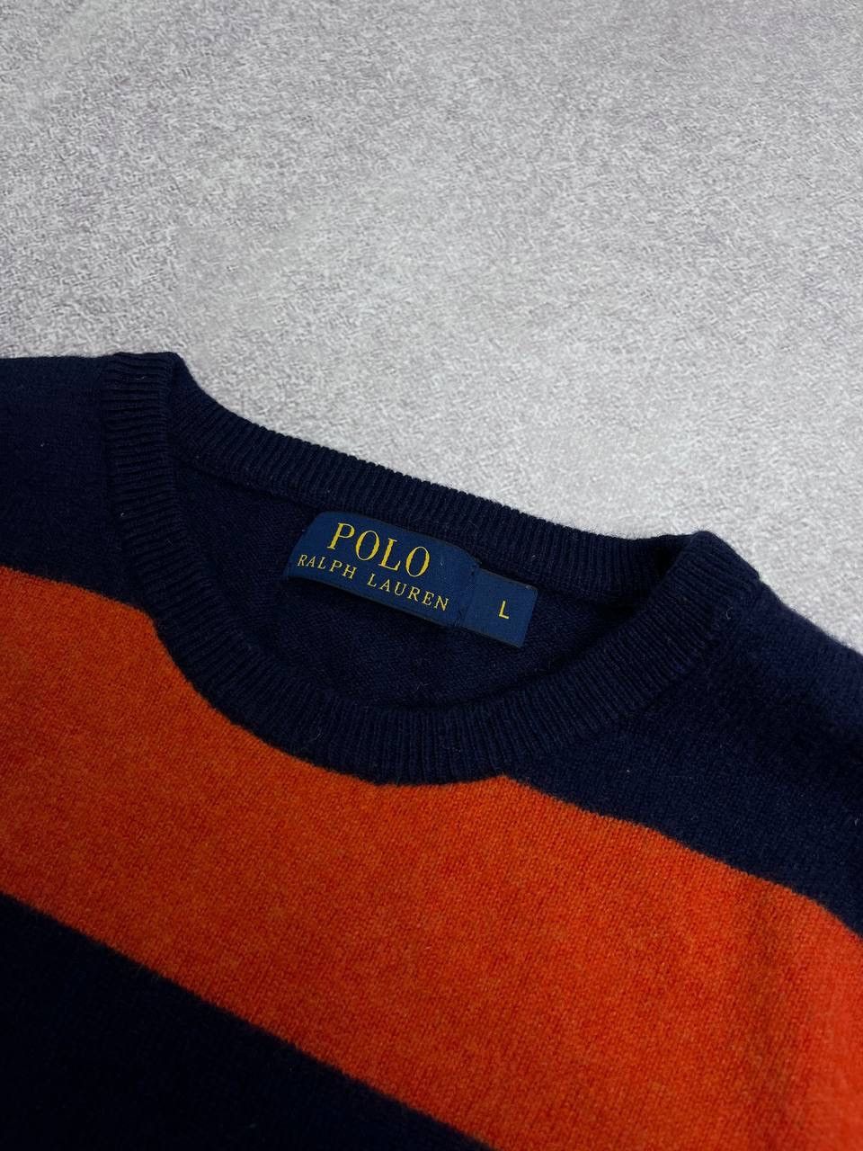 Other Vintage Polo Ralph Lauren Striped Knit Sweater Y2K L Size US L / EU 52-54 / 3 - 3 Thumbnail