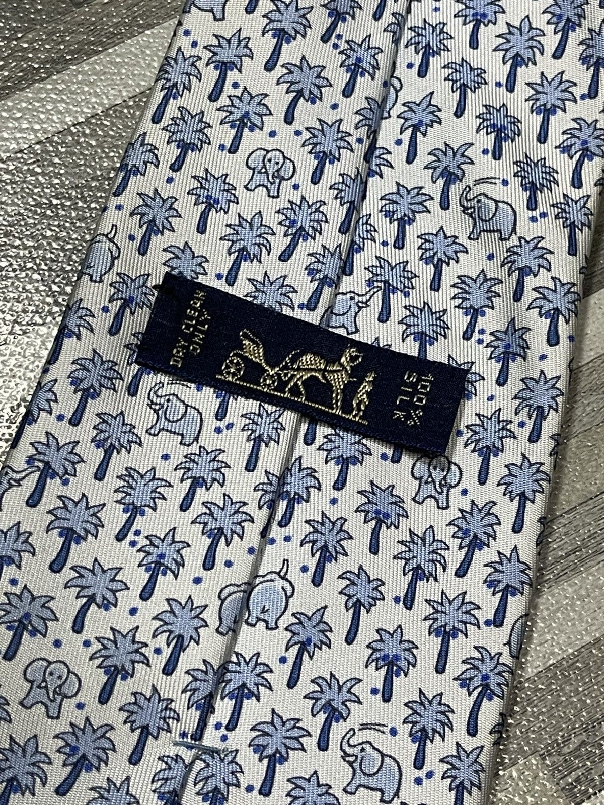 Hermes Hermes Silk Tie Size ONE SIZE - 2 Thumbnail