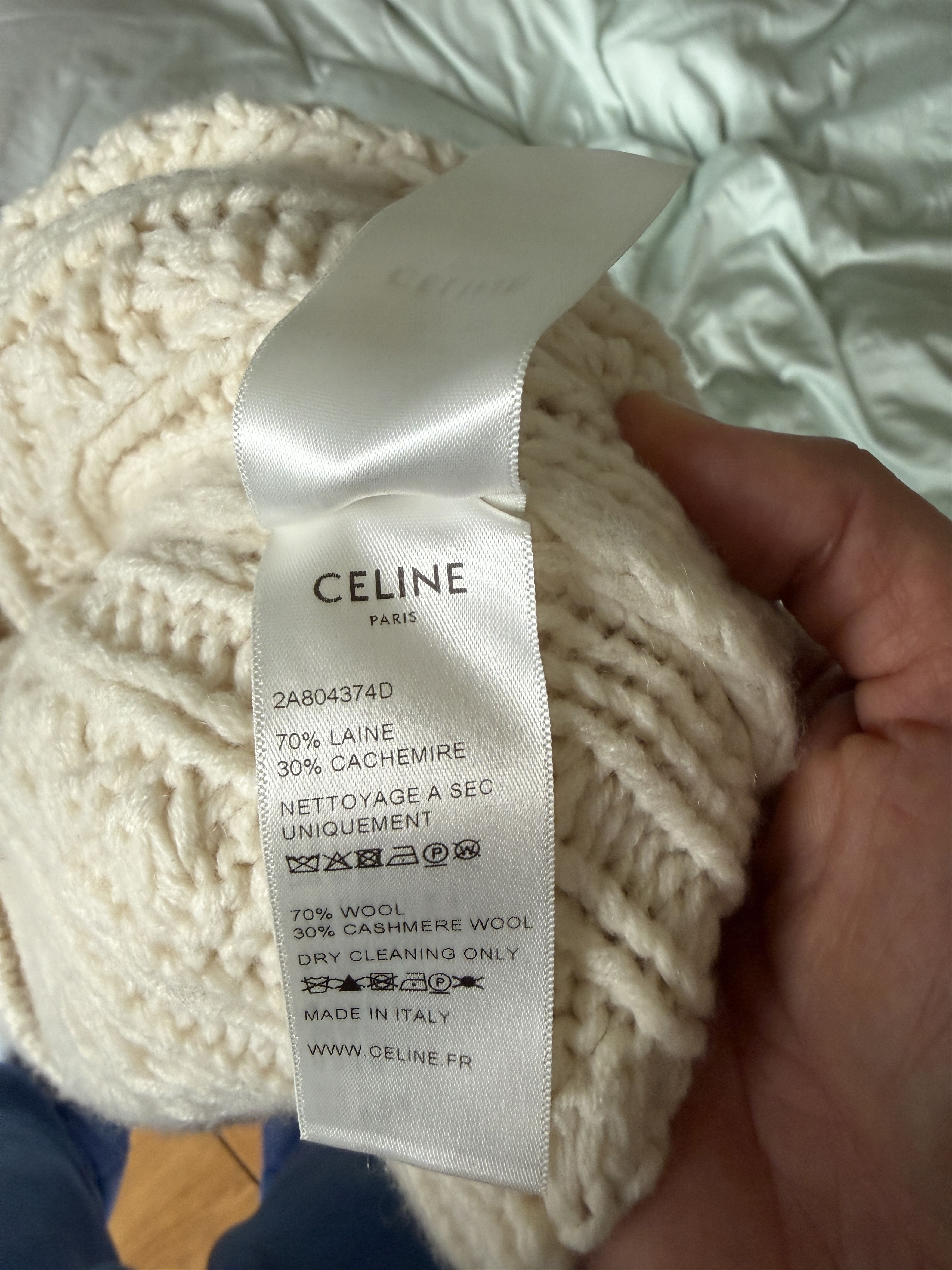 Celine Turtleneck Sweater Size US L / EU 52-54 / 3 - 3 Thumbnail