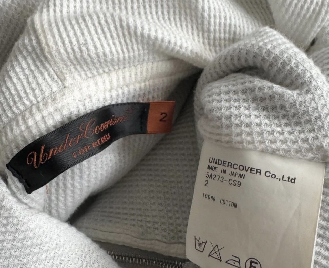 Undercover undercover aw05 triple hood thermal sweatshirt Size US M / EU 48-50 / 2 - 5 Thumbnail