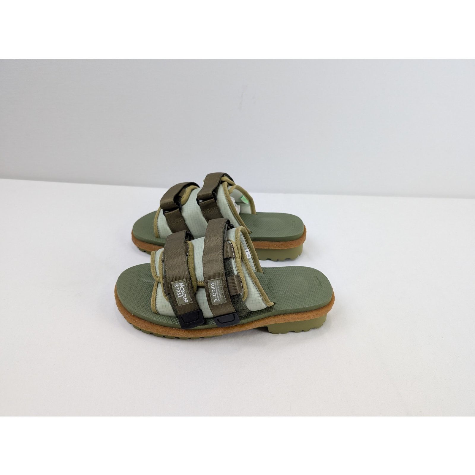 Moncler × Suicoke o1rshd1 Q:2 / Slide Slippers in Green Size US 8 / EU 41 - 12 Thumbnail