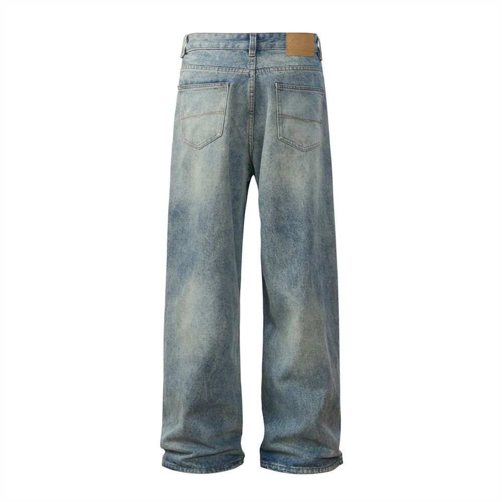 Japanese Brand × Jean Men's washed distressed casual vintage gradient jeans Size US 32 / EU 48 - 2 Thumbnail