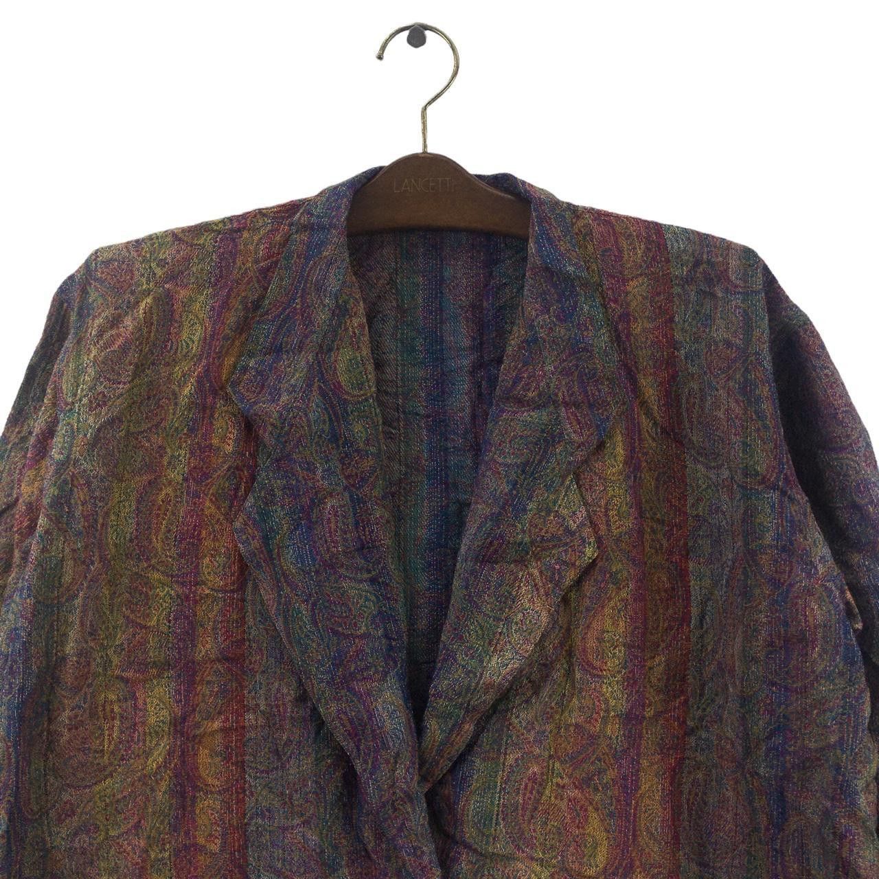 Vintage Vtg 90’ DORIAN NIEDERHAUSER PARIS Abstract Cardigan Jacket Size L / US 10 / IT 46 - 2 Thumbnail