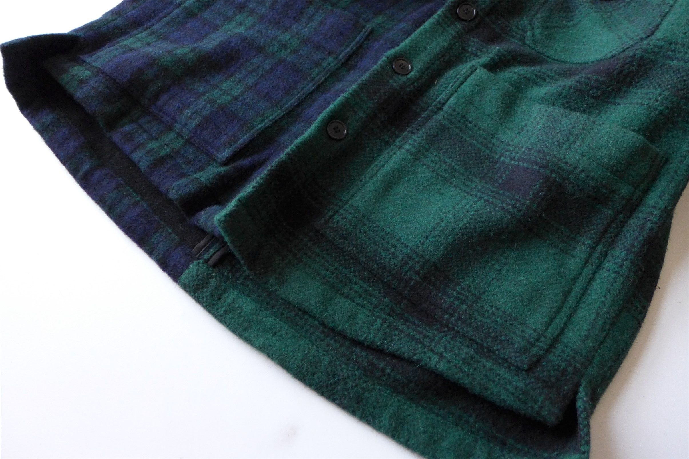 Greg Lauren Greg Lauren Hunter Shawl Collar Jacket - Green & Blue Plaid Size US L / EU 52-54 / 3 - 11 Thumbnail