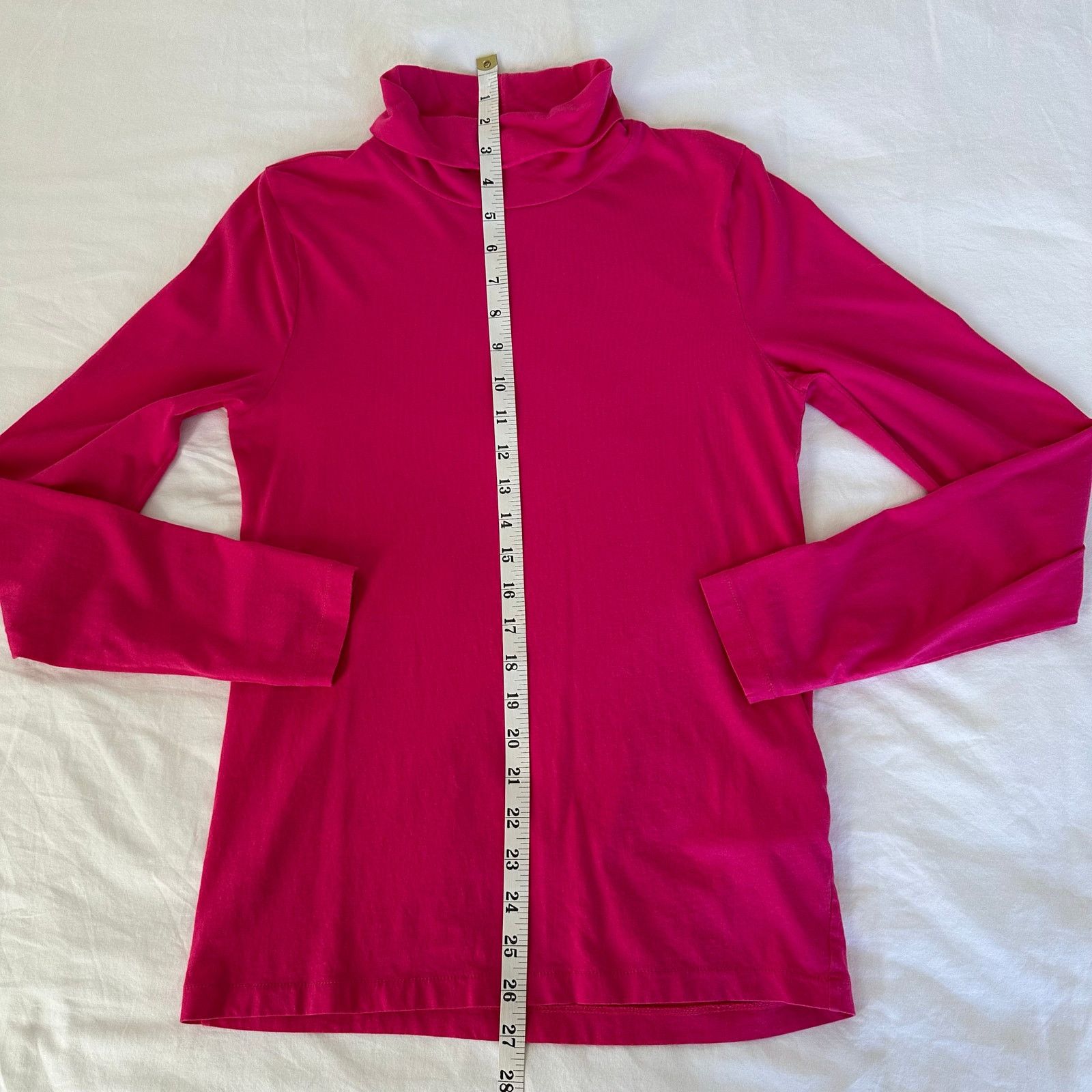 J.Crew J.Crew Pink Fuchsia Turtleneck Tissue Sweater SIze M Size M / US 6-8 / IT 42-44 - 6 Thumbnail