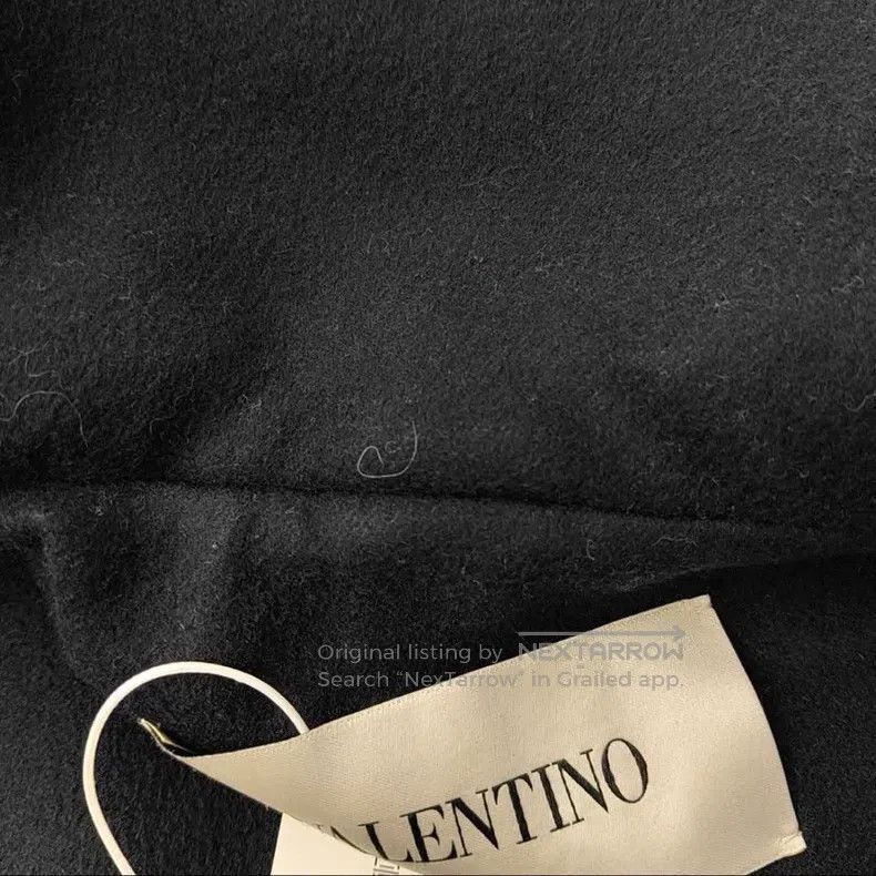 Valentino Valentino Black wool cape coat Size XXS / US 00 / IT 34 - 5 Thumbnail