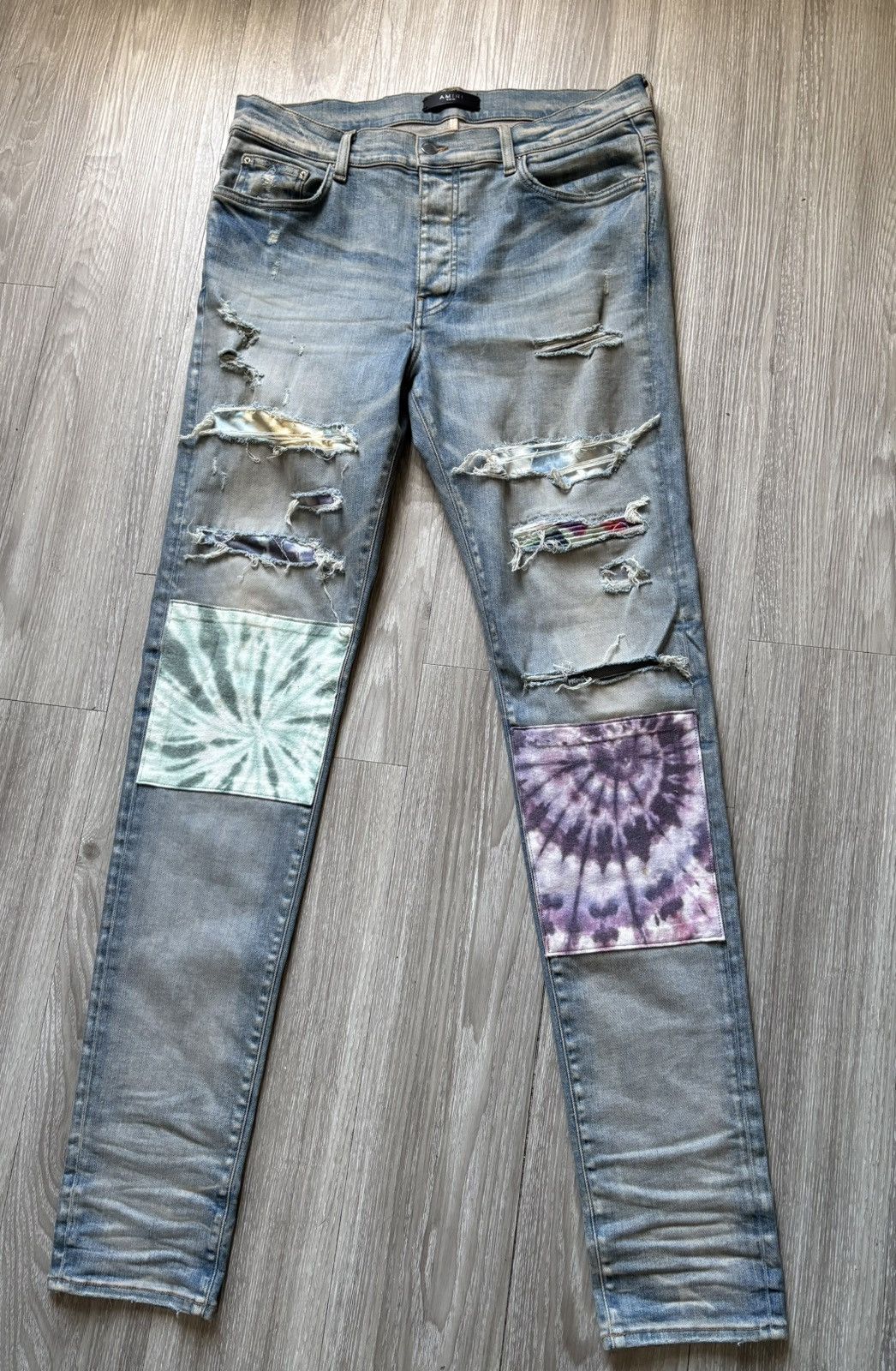 Amiri Amiri tie dye patch jeans Size US 36 / EU 52 - 1 Thumbnail