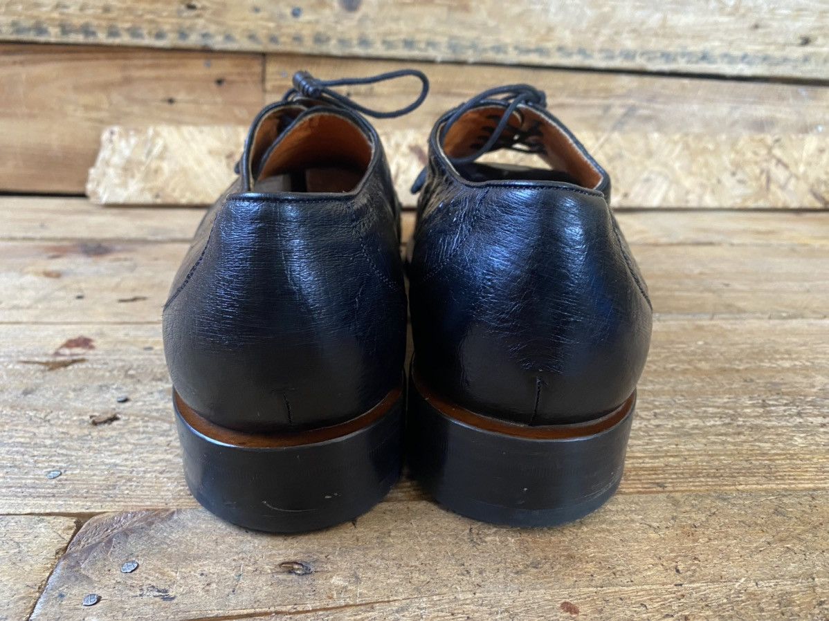 Designer × Mauri × Mezlan Mezlan lace up leather exotic ostrich skin Oxford shoeuk10.5 Size US 11 / EU 44 - 9 Thumbnail