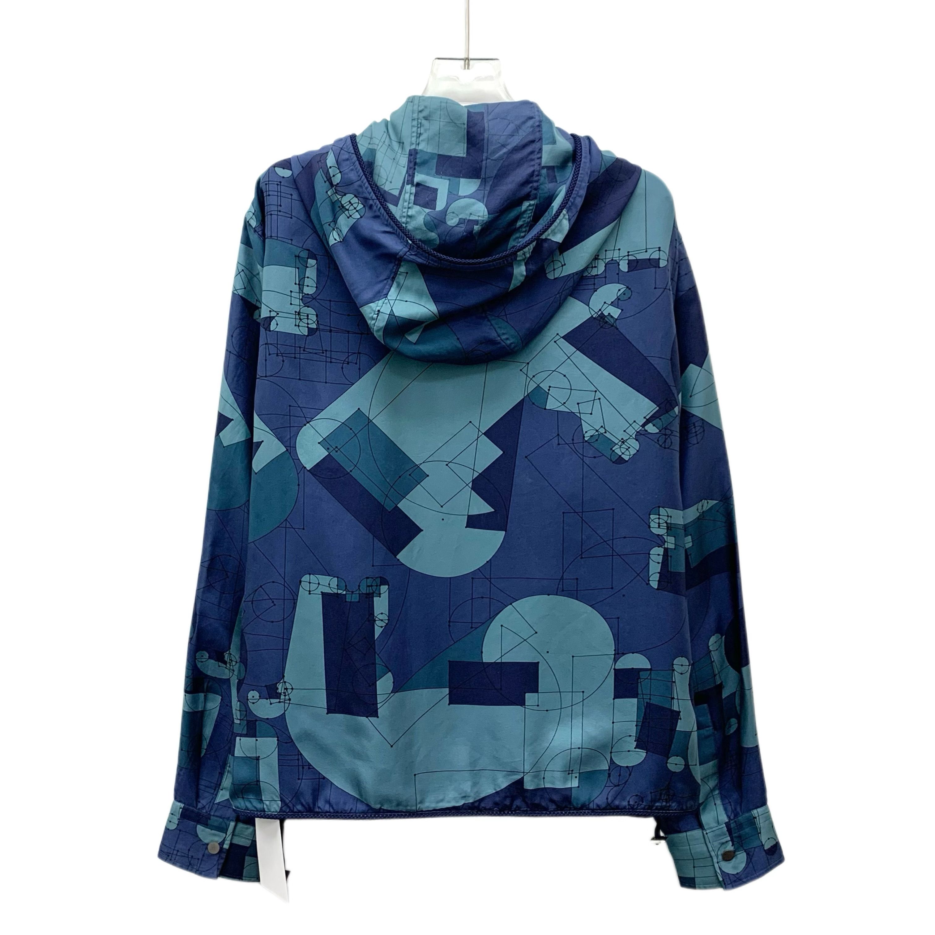 Hermes Hermes Silk Hoodie Geometric Jacket (42) Size US XS / EU 42 / 0 - 2 Thumbnail
