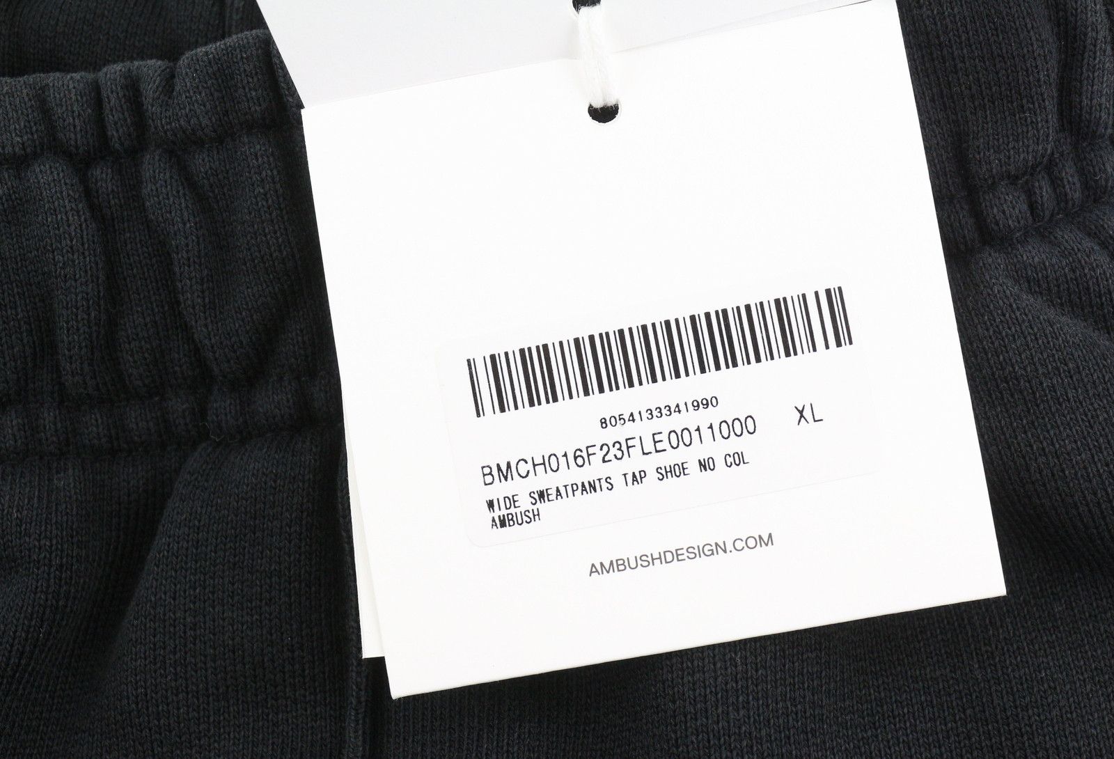 Ambush Design WIDE SWEATPANTS TAP SHOE XL Black Straight RRP550 87756 Size US 36 / EU 52 - 7 Thumbnail