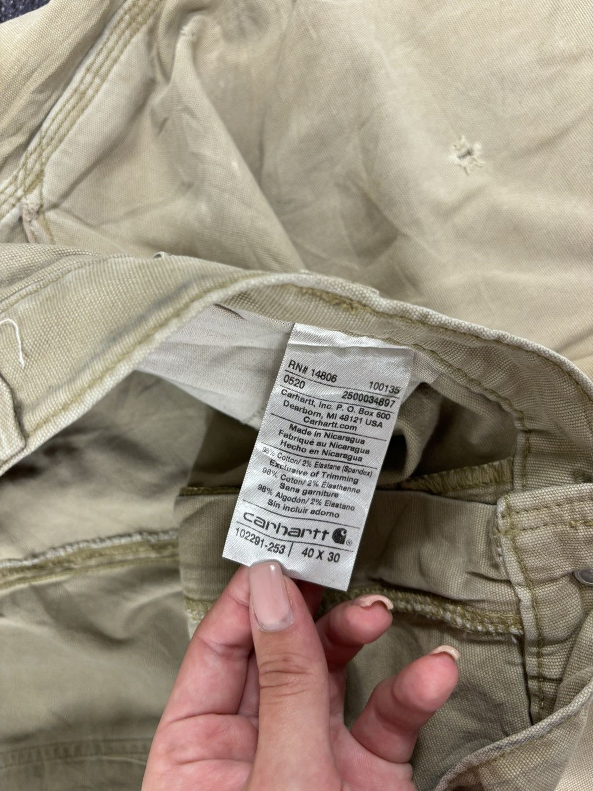 Carhartt Vintage Carhartt Cream USA Hype Baggy Pants Jeans Size US 40 / EU 56 - 17 Thumbnail