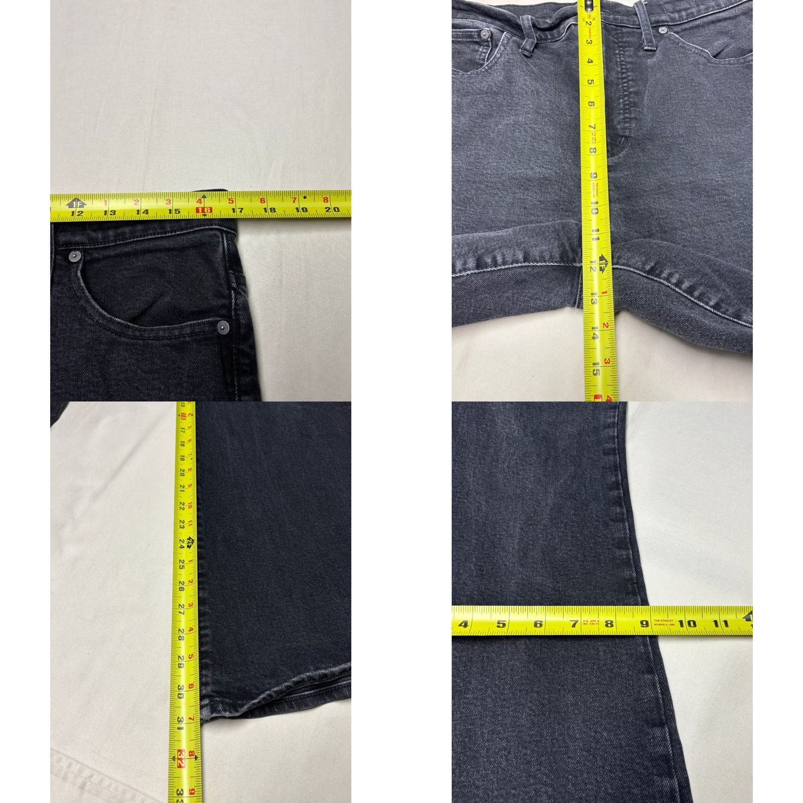Madewell VINTAGE Madwell Flared Womens 30 Black The Perfect Flare Jean Faded Stretch Denim 30X30 Size 30" / US 8 / IT 44 - 8 Thumbnail