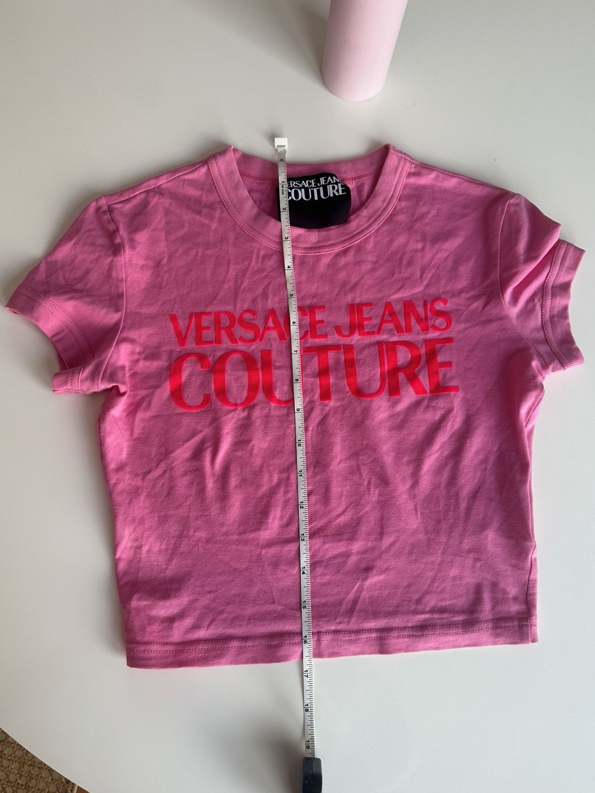 Versace Jeans Couture Versace Jeans Couture Pink Crop Top Size S / US 4 / IT 40 - 3 Thumbnail