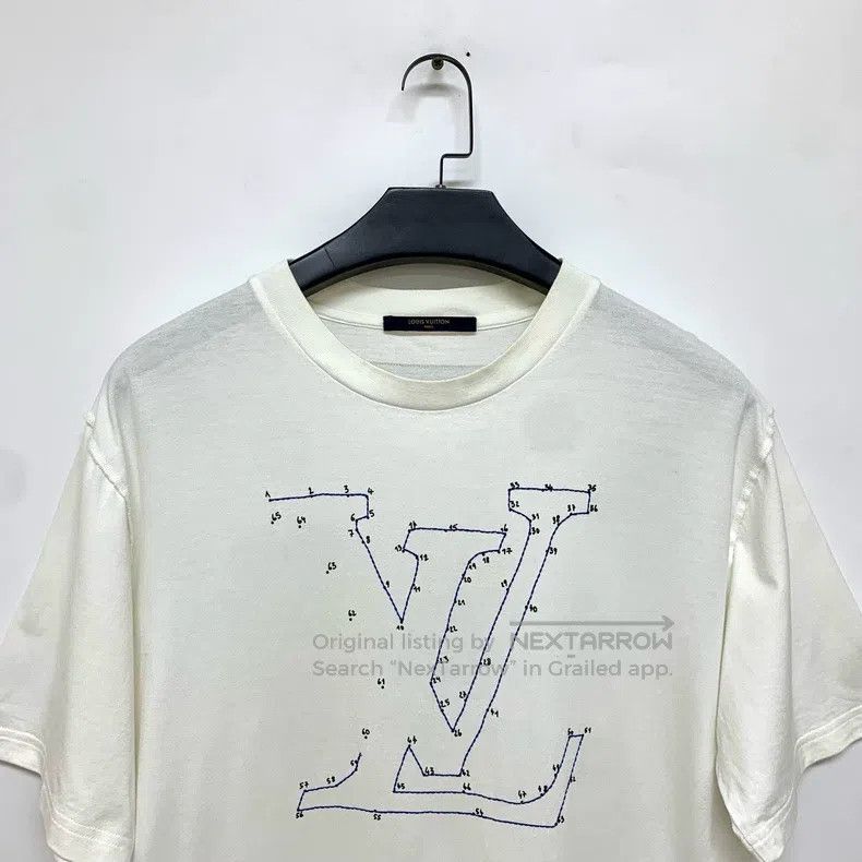 Louis Vuitton Louis Vuitton White Lianliankan short sleeve Size US XXL / EU 58 / 5 - 5 Thumbnail