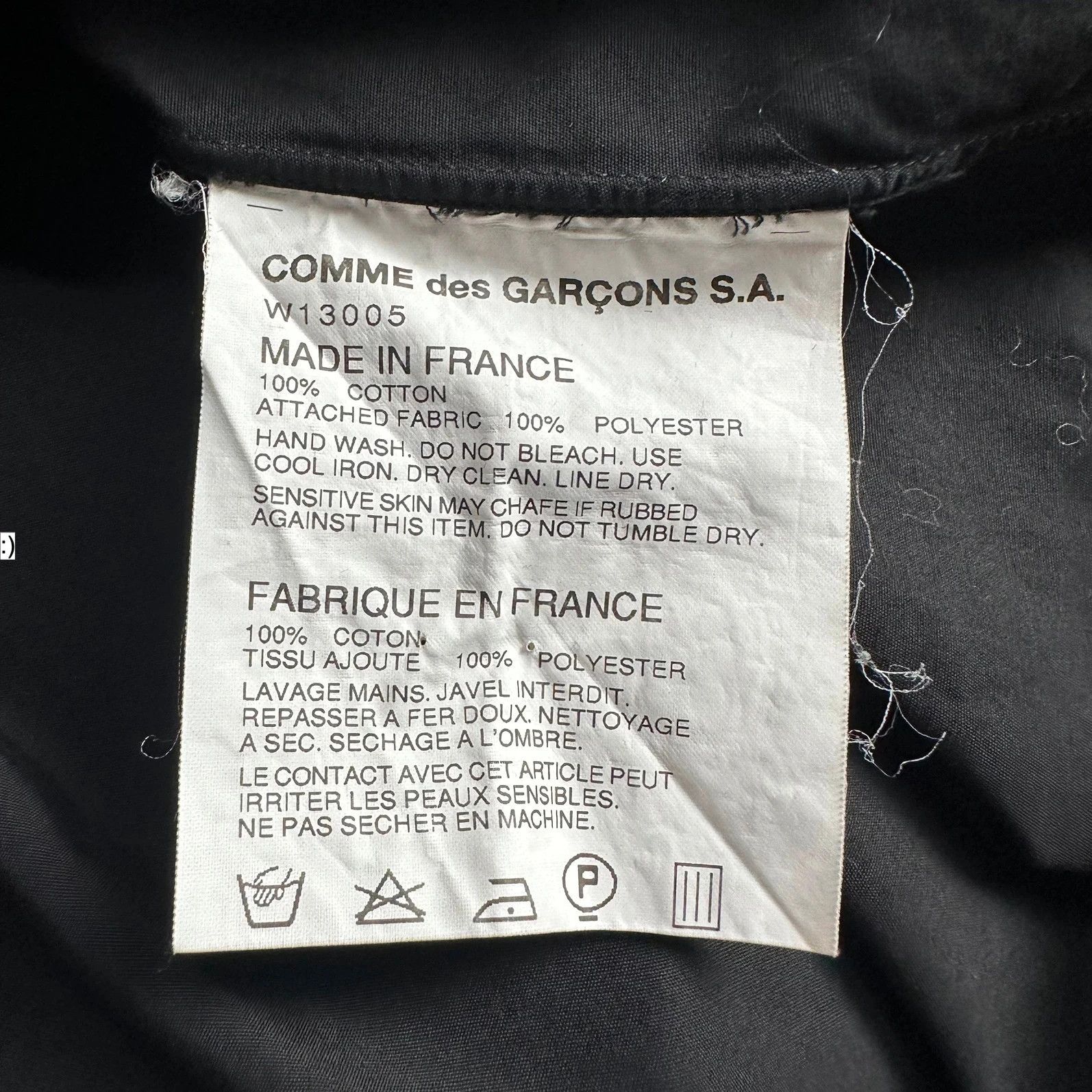 Comme des Garcons SHIRT Chemise Comme des Garcons SHIRT Patch Black Size US M / EU 48-50 / 2 - 6 Thumbnail