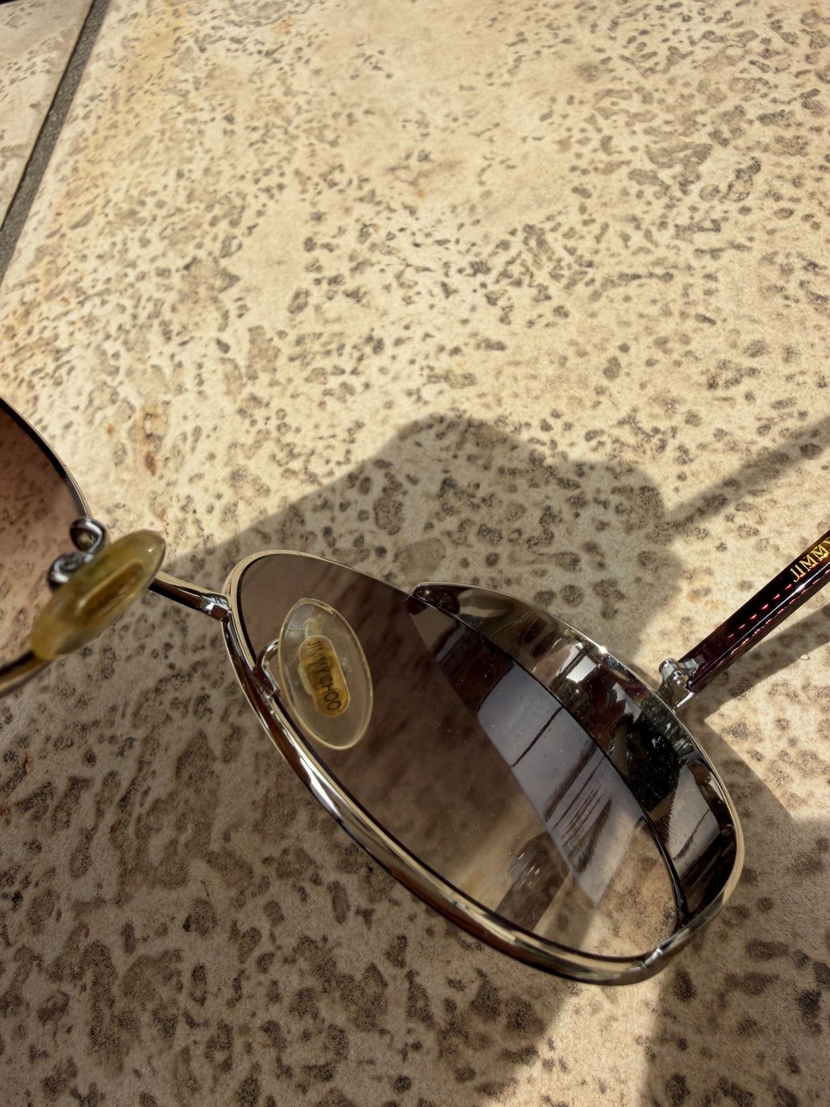 Jimmy Choo Jimmy Choo Sunglasses Vintage Dark Brown Size ONE SIZE - 5 Thumbnail