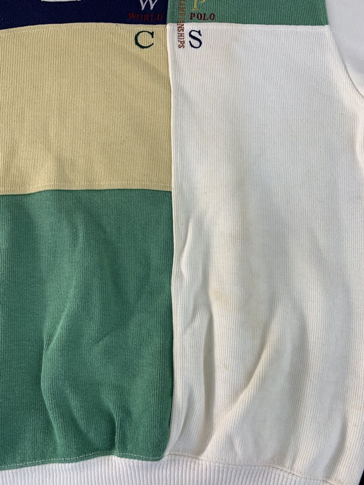 Japanese Brand World Polo Championship GB Crewneck Pullover Embroidery Logo Size US L / EU 52-54 / 3 - 14 Thumbnail