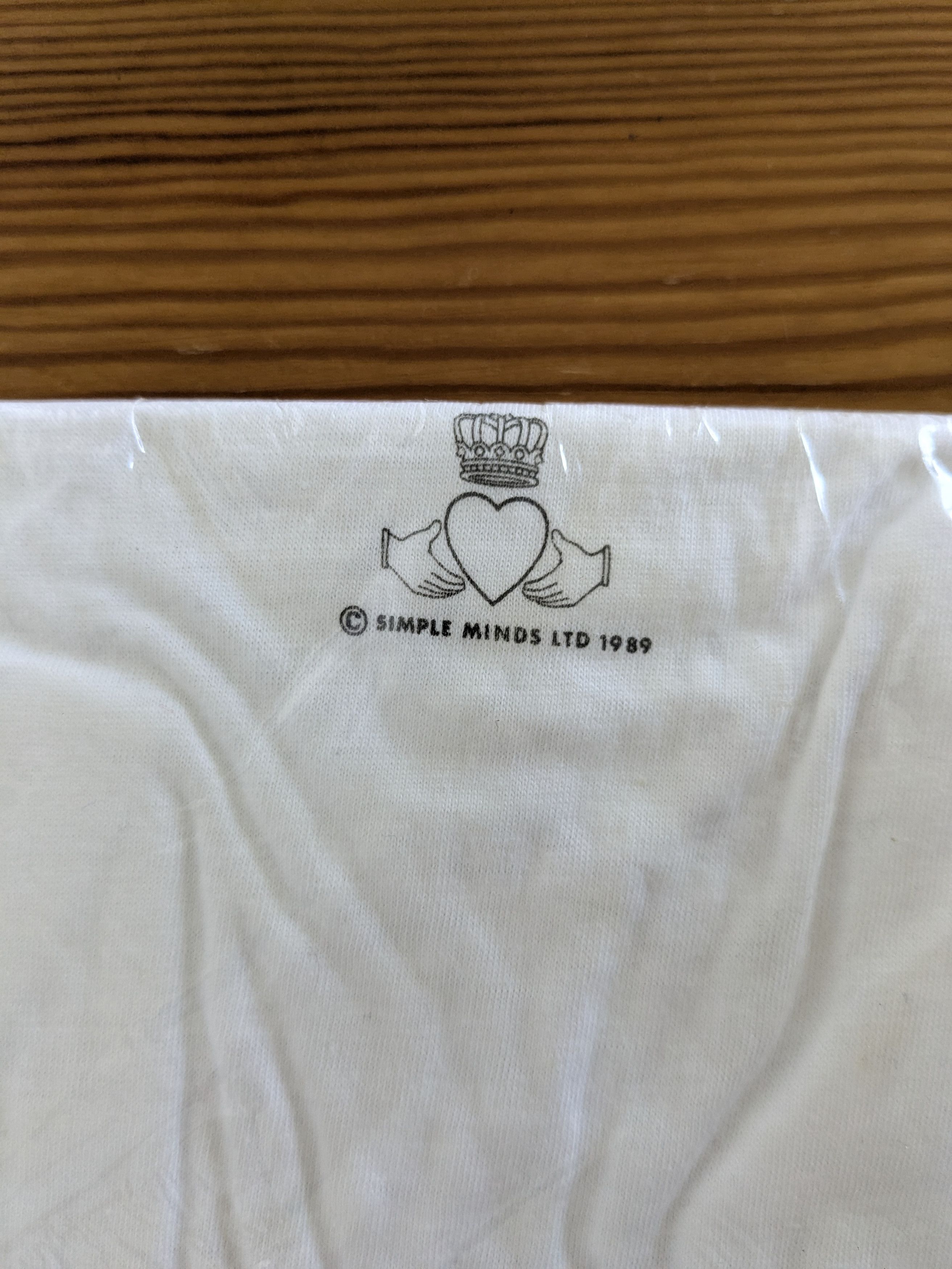 Band Tees 1989 Simple Minds T-Shirt (Sealed, XL) Size US M / EU 48-50 / 2 - 2 Thumbnail