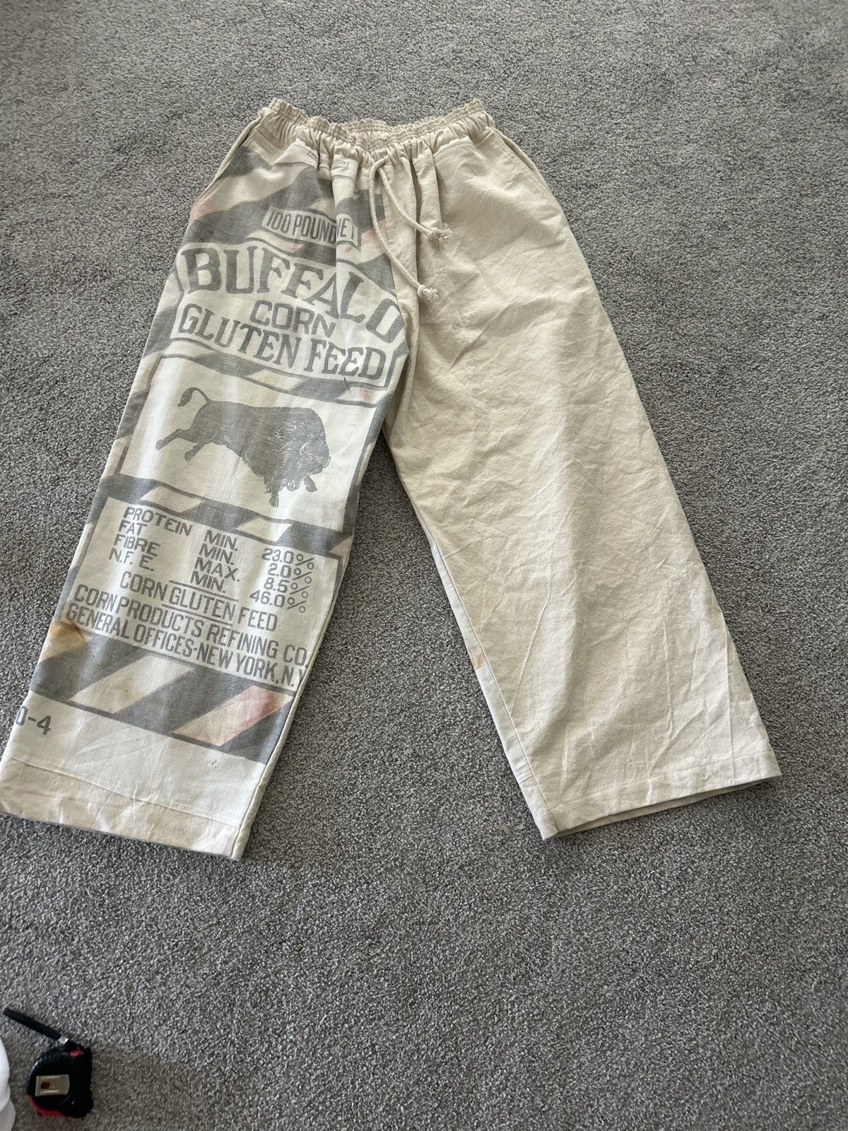 Vintage Vintage feed sack pants Size US 32 / EU 48 - 1 Thumbnail