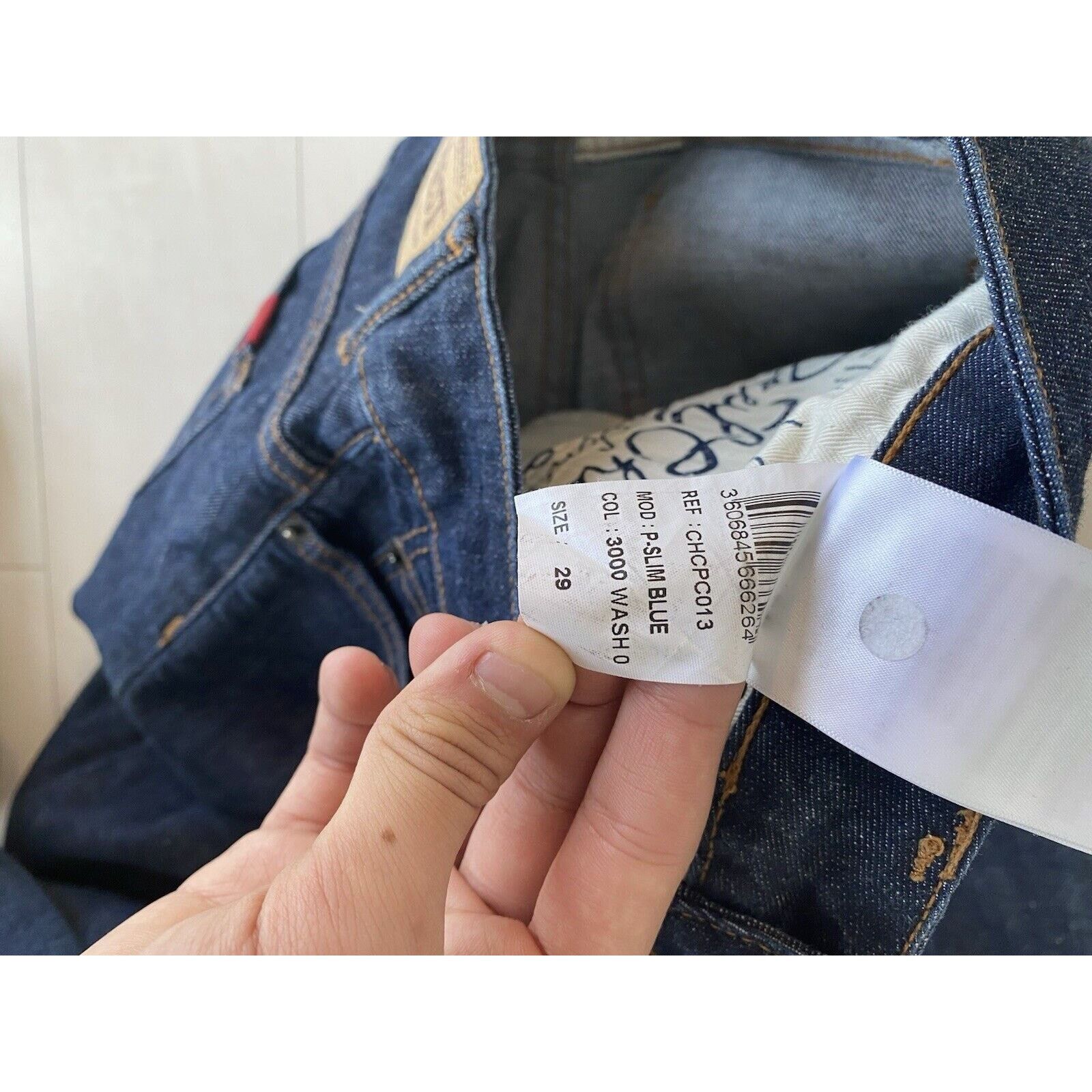 Chevignon Sanforized Chevignon Conquest 12.5 OZ denim Pants Sz 29 Size 29" - 6 Thumbnail