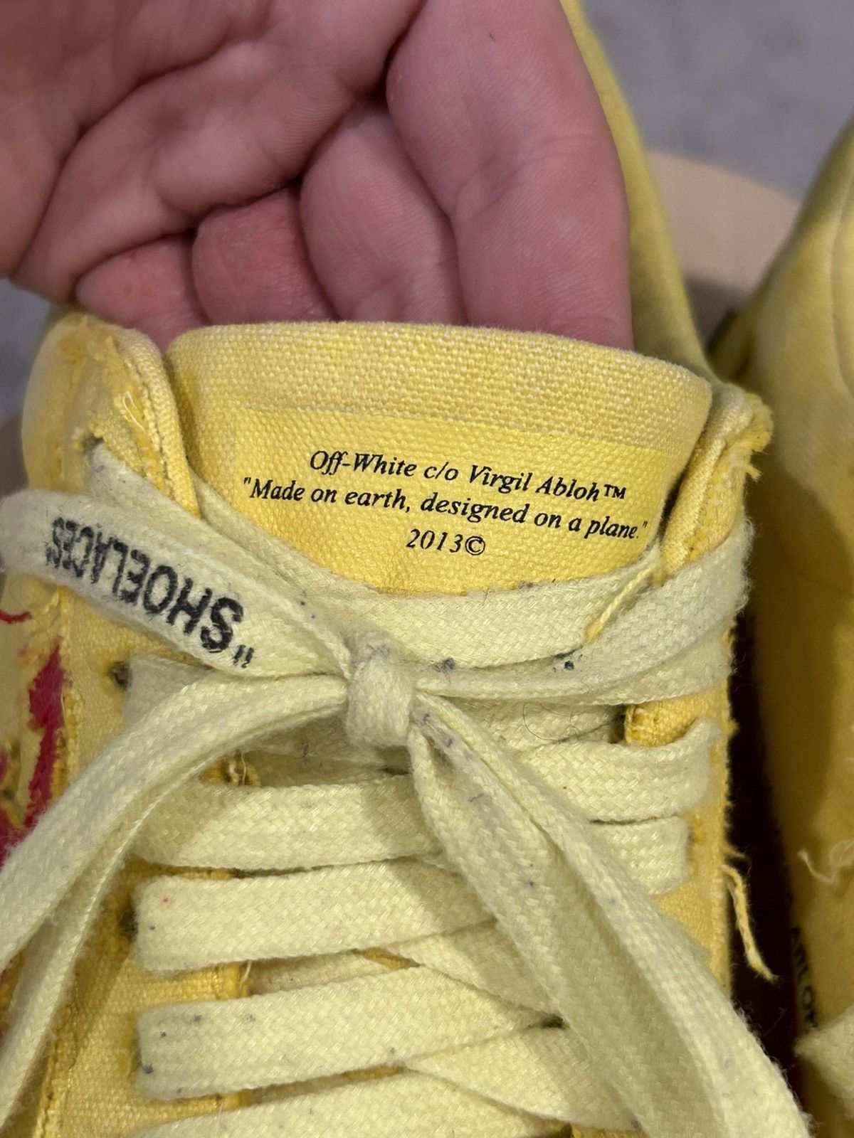 Off-White Off-White Vulc 'Yellow Red' Size US 12 / EU 45 - 6 Thumbnail