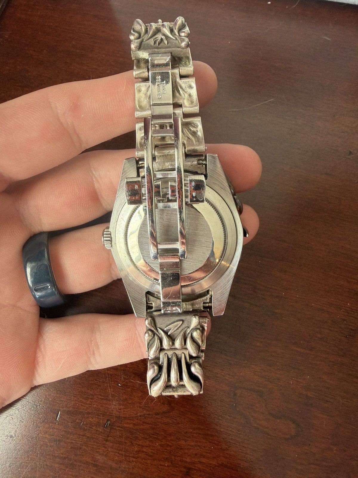 Alabaster Industries Alabaster Industries "Silver Dove" Pink Face Watch Size ONE SIZE - 3 Thumbnail