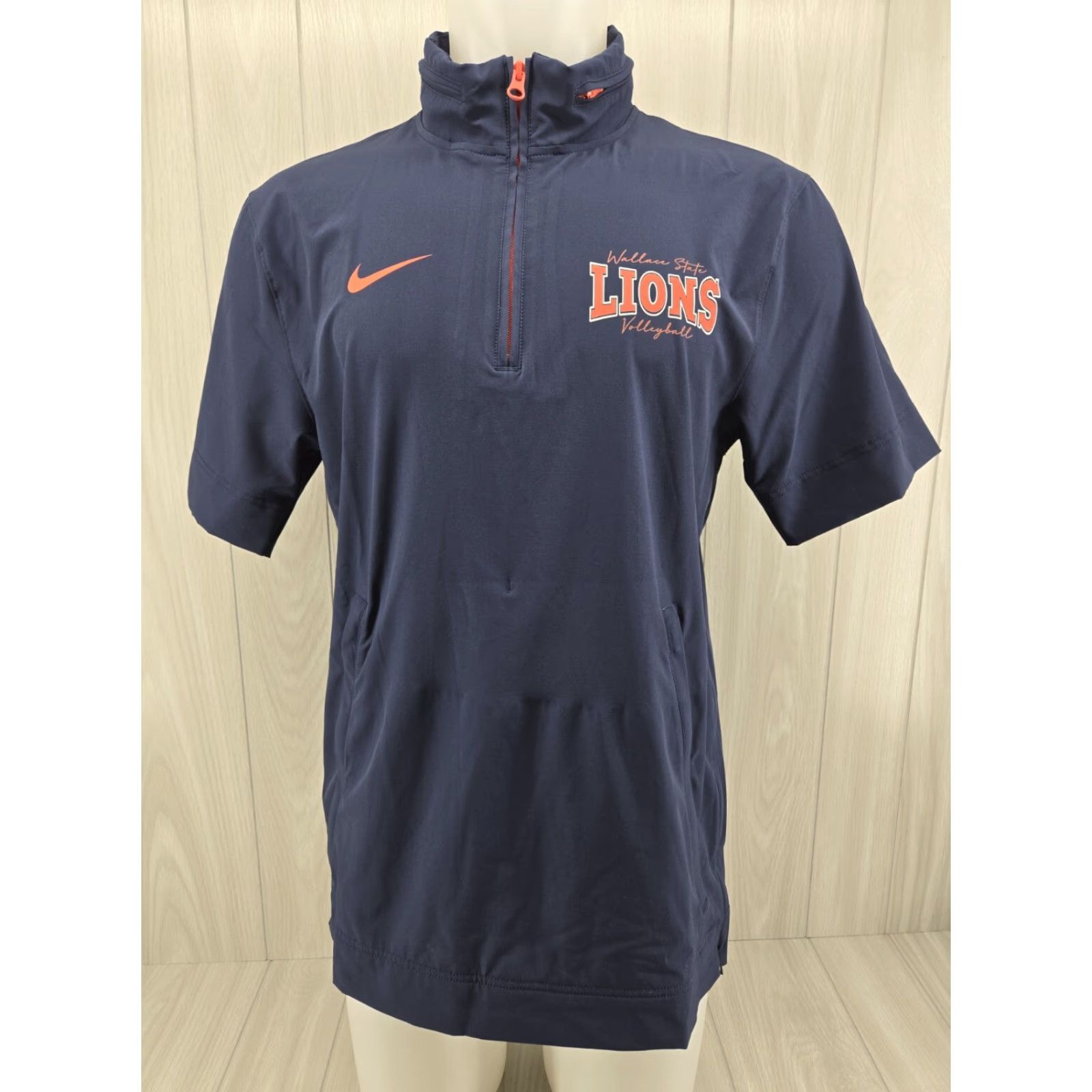 Nike Nike Wallace State Valleyball Windbreaker Jacket S Blue 1/4 Zip Men’s Small Size US S / EU 44-46 / 1 - 2 Thumbnail