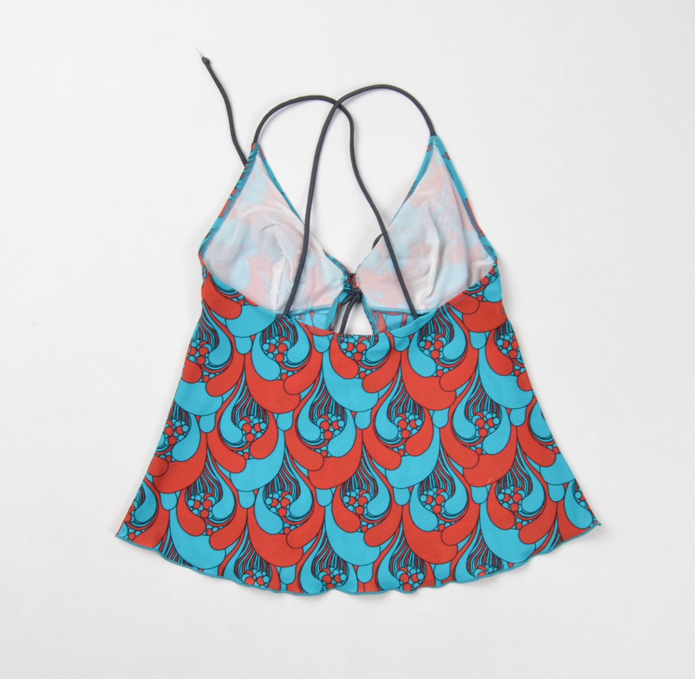 Designer × Vintage Nolita North Little Italy Y2K Psychedelic Halter Top Size M / US 6-8 / IT 42-44 - 10 Thumbnail