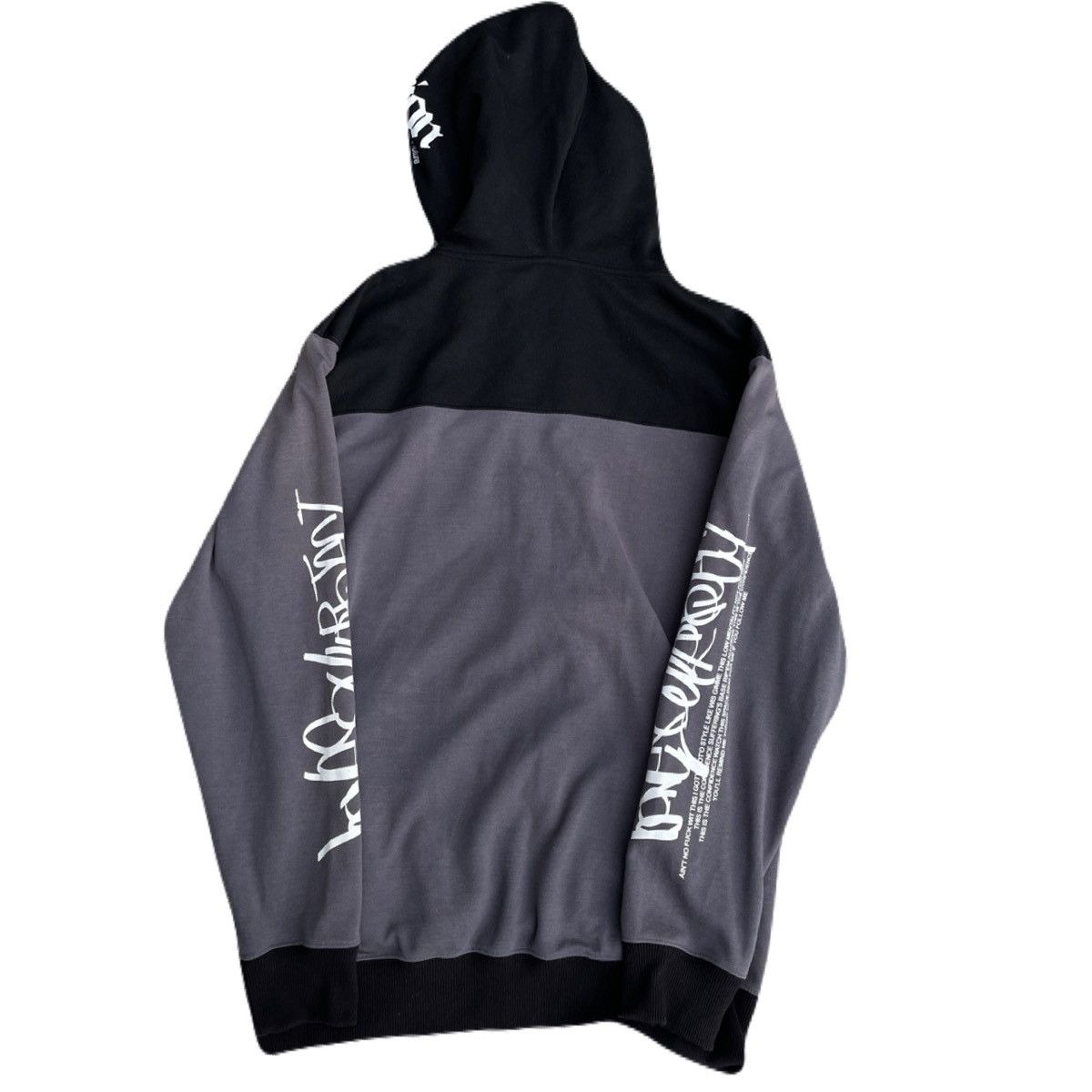 If Six Was Nine 2000s Japanese archive Vkei Poem Zip-Up Hoodie Gyaruo Y2K Size US M / EU 48-50 / 2 - 4 Thumbnail