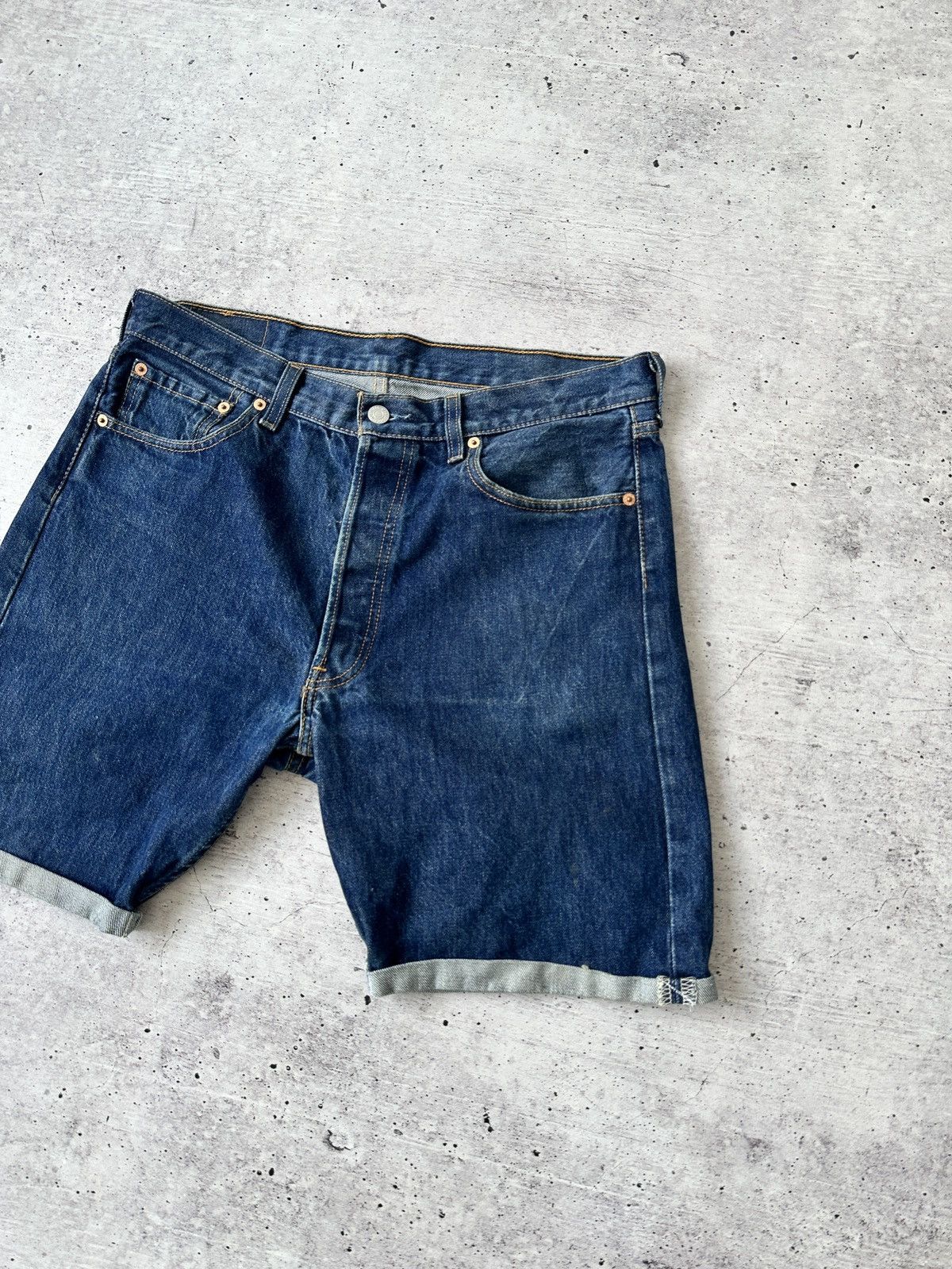 Levi's Vintage Levi’s 501 Denim Jeans Shorts Size US 34 / EU 50 - 2 Thumbnail