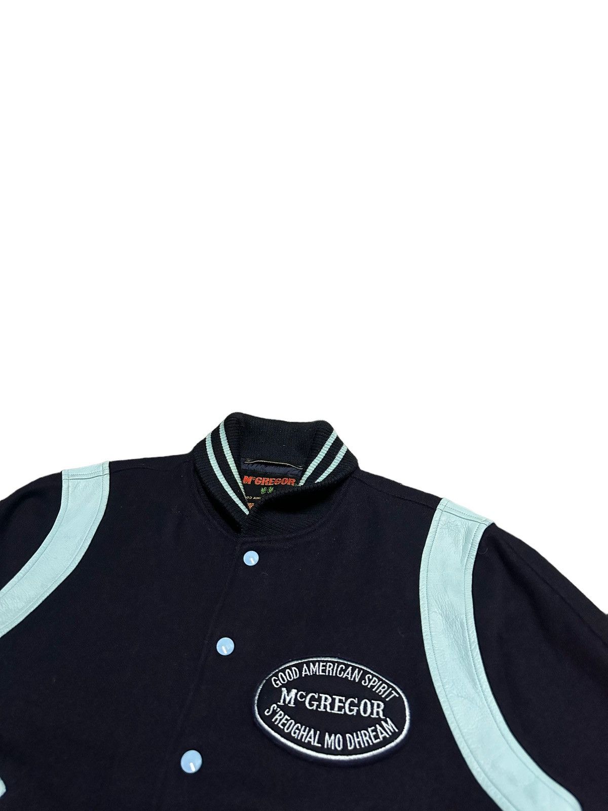 Japanese Brand Mcgregor wool leather varsity jacket Size US L / EU 52-54 / 3 - 2 Thumbnail