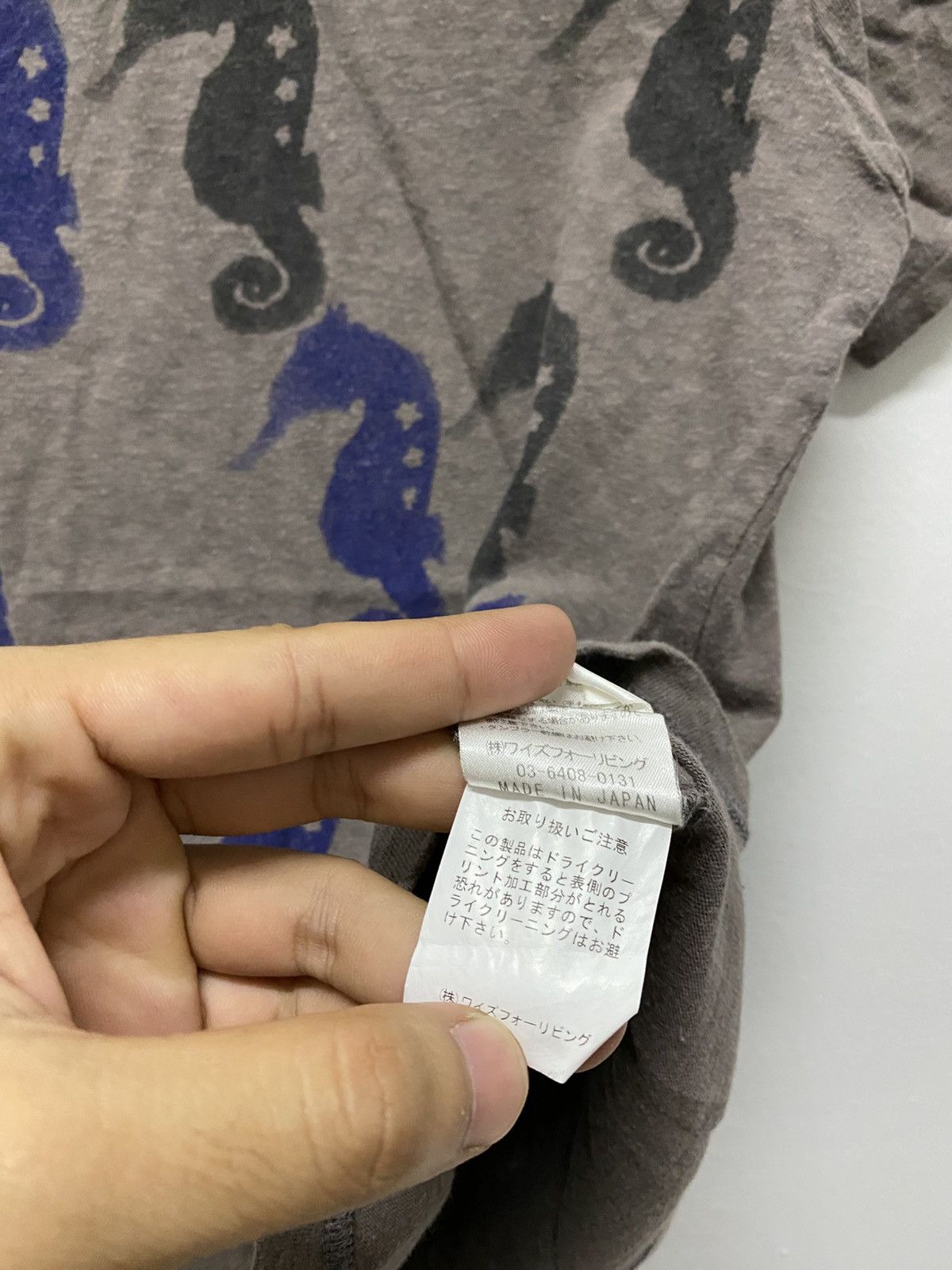 Yohji Yamamoto Yohji Yamamoto Y’s for Living Sea Horse Print Size US M / EU 48-50 / 2 - 5 Thumbnail