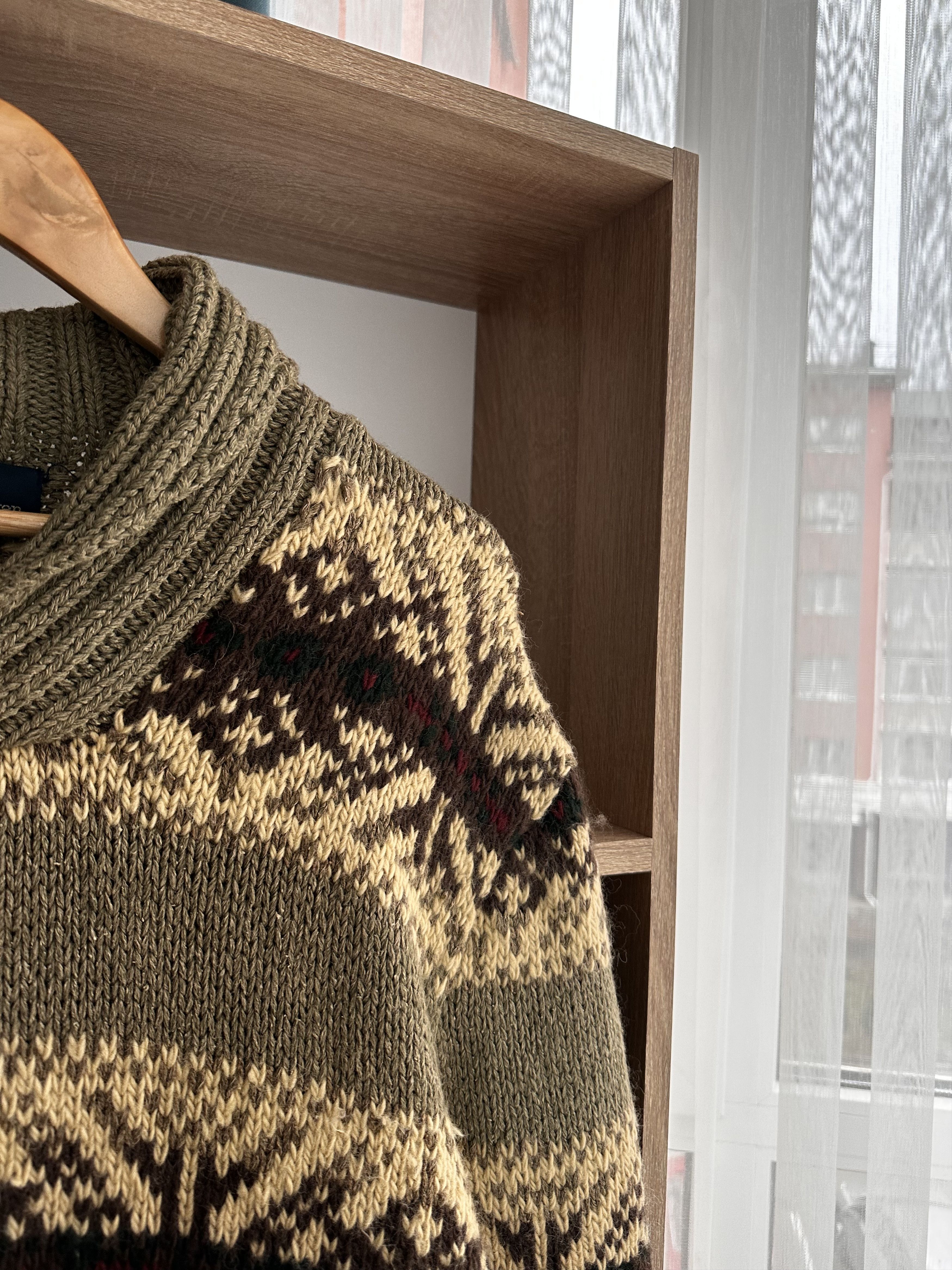 Polo Ralph Lauren Vintage Polo Ralph Lauren RRL Hand Knit Wool Pocket Sweater Size US L / EU 52-54 / 3 - 4 Thumbnail