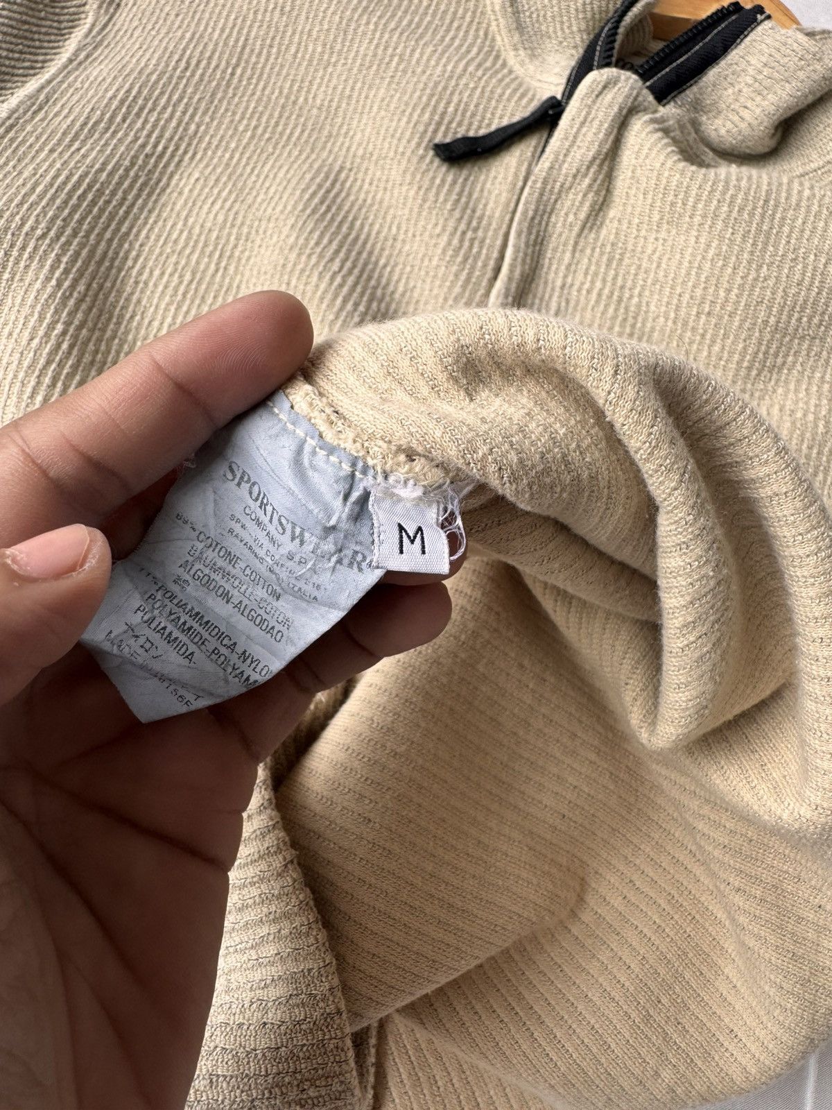 Stone Island VINTAGE EARLY y2k STONE ISLAND WAFFLE HALF ZIPPER Size US M / EU 48-50 / 2 - 15 Thumbnail