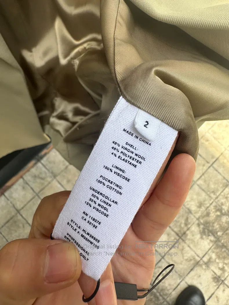 Helmut Lang HELMUT LANG Oversized Straight Blazer Jacket with Padded S Size M / US 6-8 / IT 42-44 - 8 Thumbnail