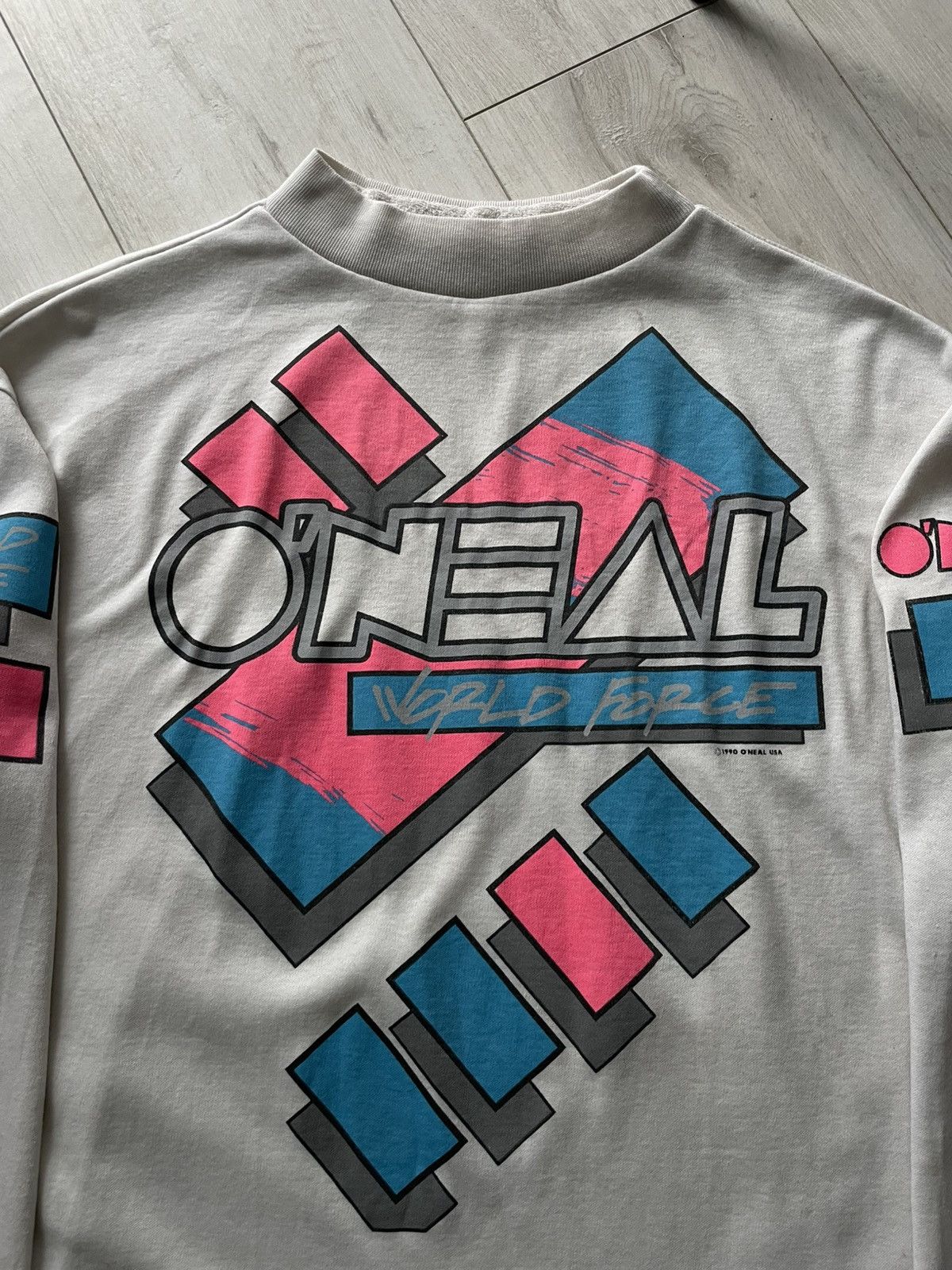 Vintage Vintage 1990 O'Neal USA World Force Motocross Jersey RARE Size US M / EU 48-50 / 2 - 3 Thumbnail