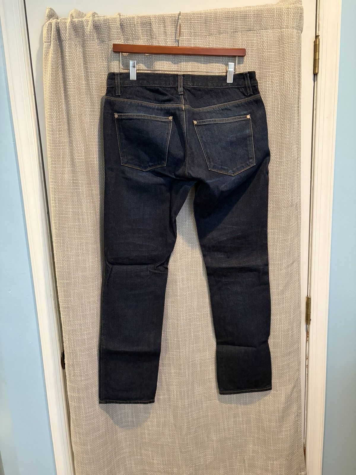 Acne Studios Acne Studios Max Raw Denim Slim Fit Blue Jeans Size US 32 / EU 48 - 2 Thumbnail