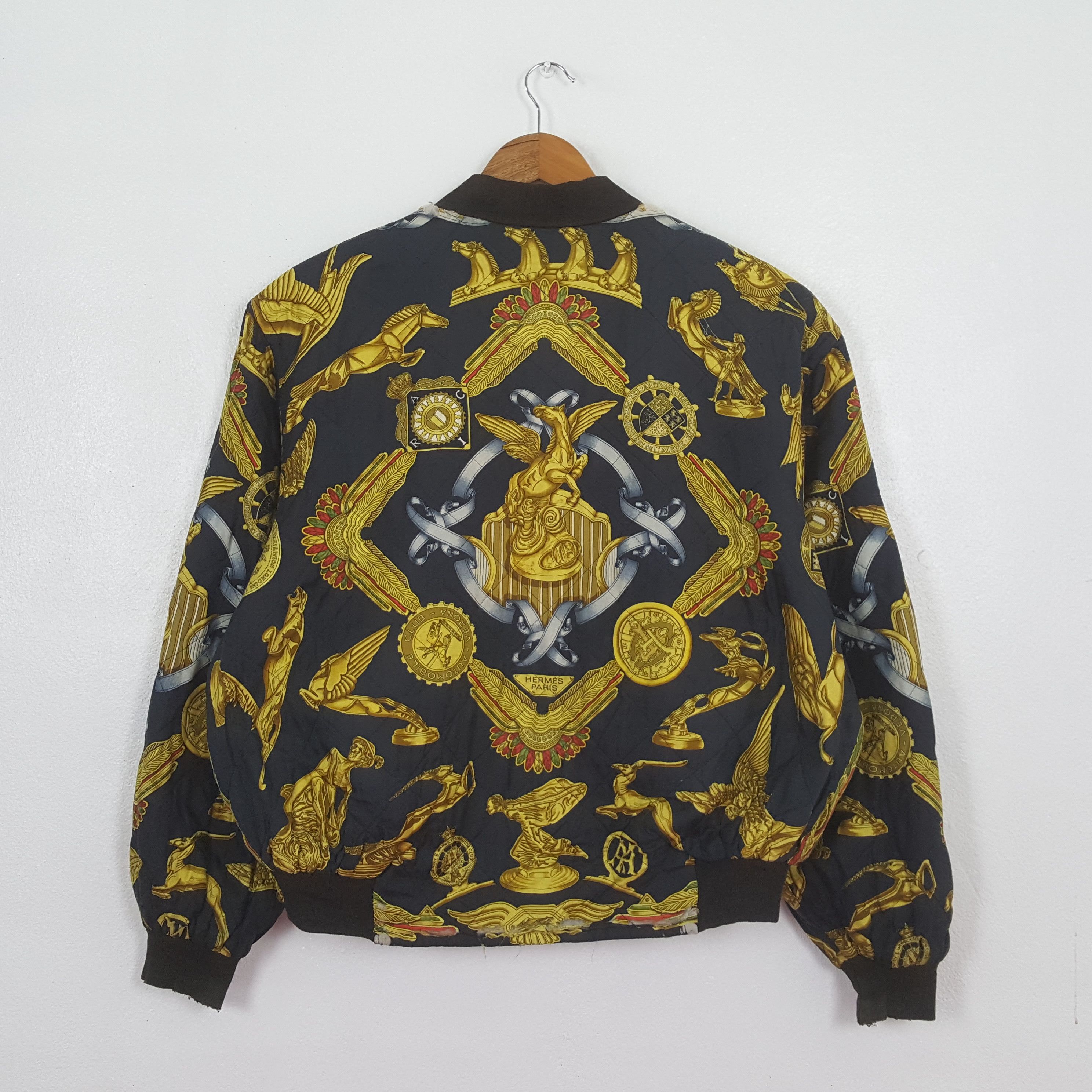 Hermes Vintage Hermes Paris Luxury Fashion Brand Jacket C320N16 Size US XXL / EU 58 / 5 - 3 Thumbnail