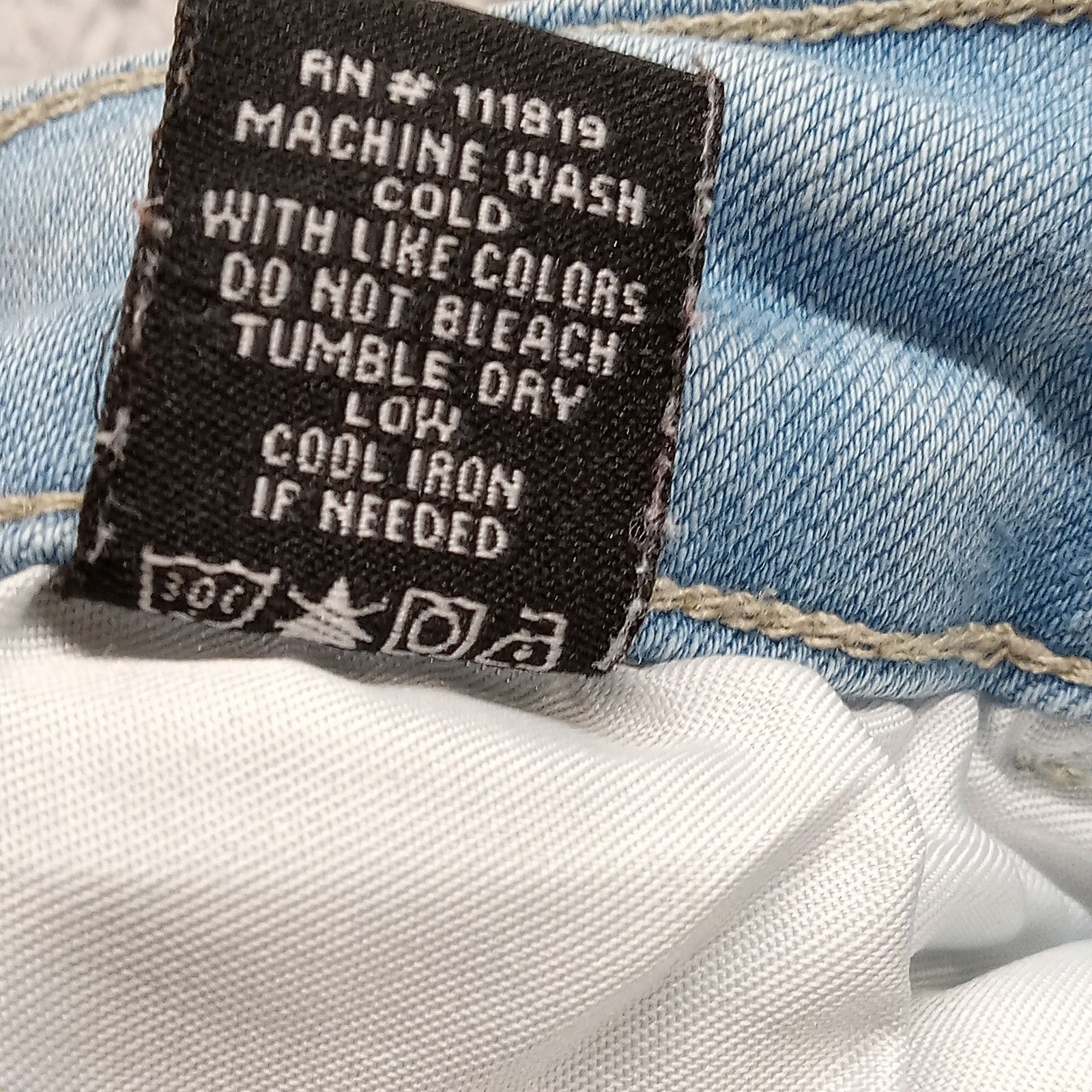 & Other Stories Elite Jeans 28 X 27 Women's Destressed High Rise Light Wash Size 28" / US 6 / IT 42 - 7 Thumbnail