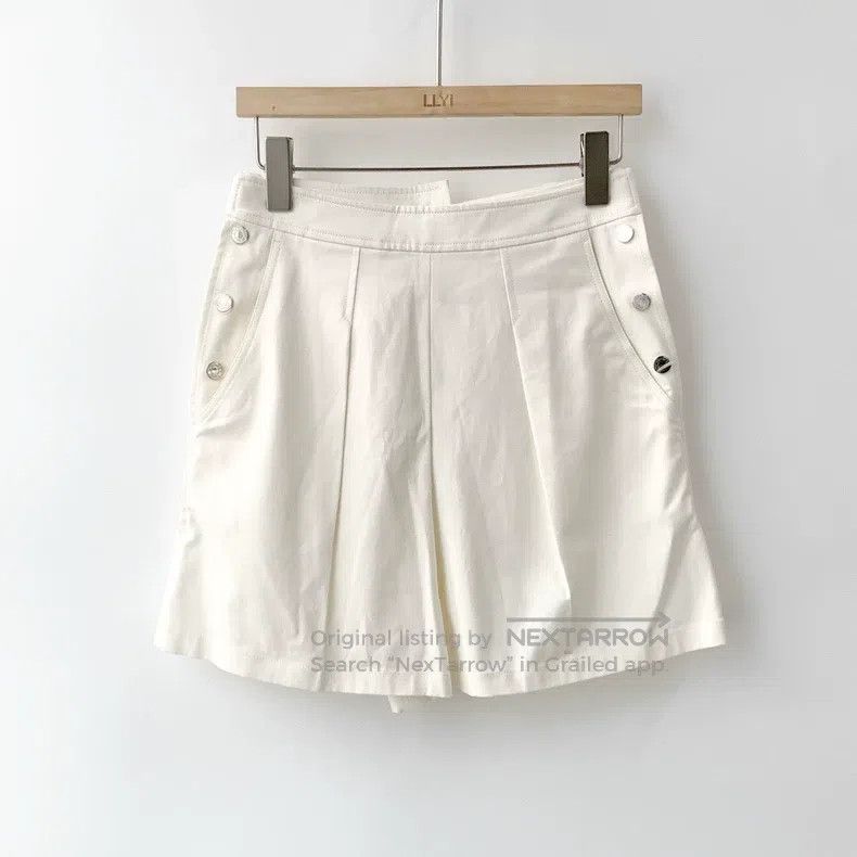 Other Hermes White Oversized Shorts Size 42" / US 20 - 1 Thumbnail